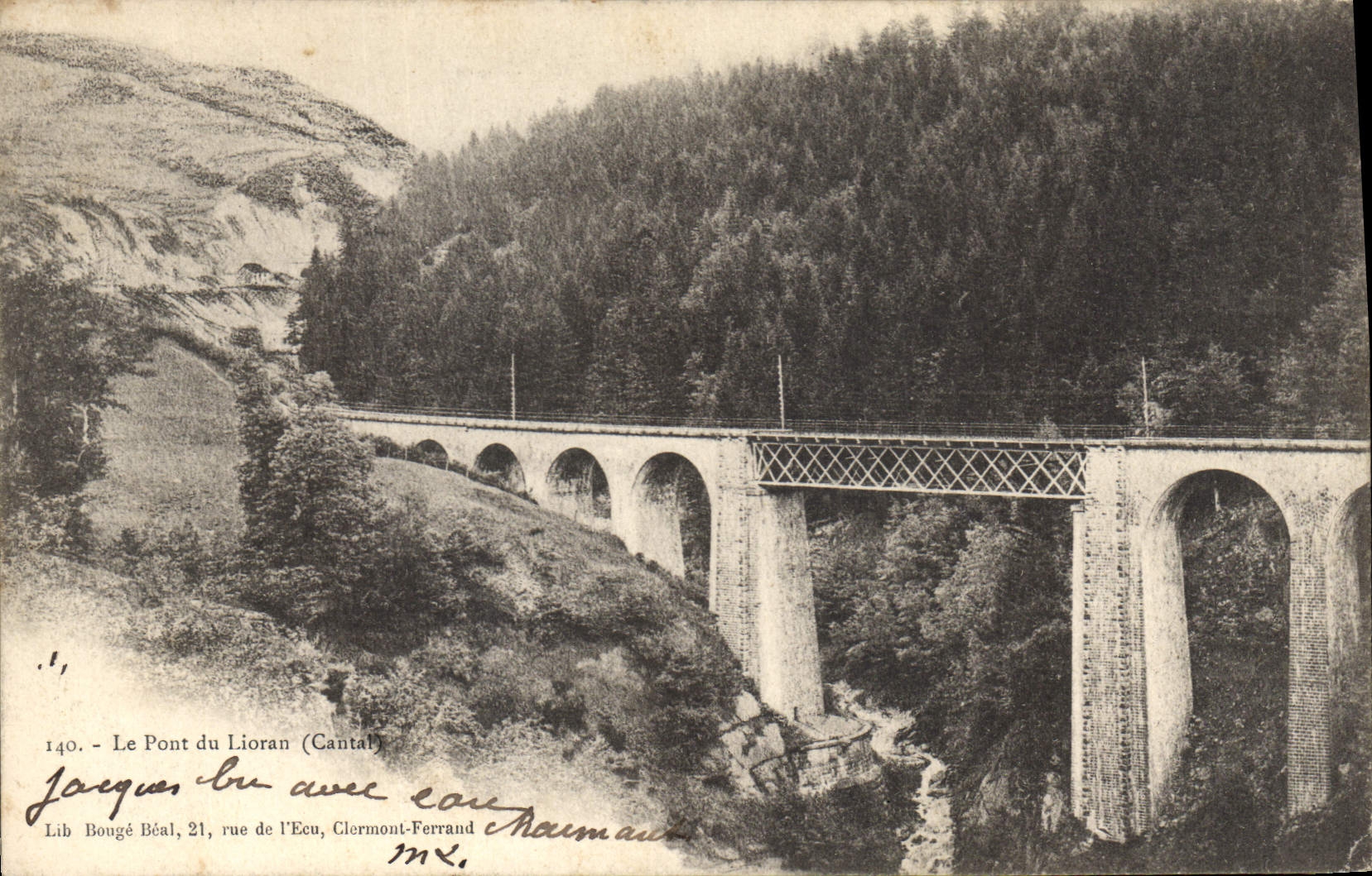 CPA Le Pont du Lioran Cantal 