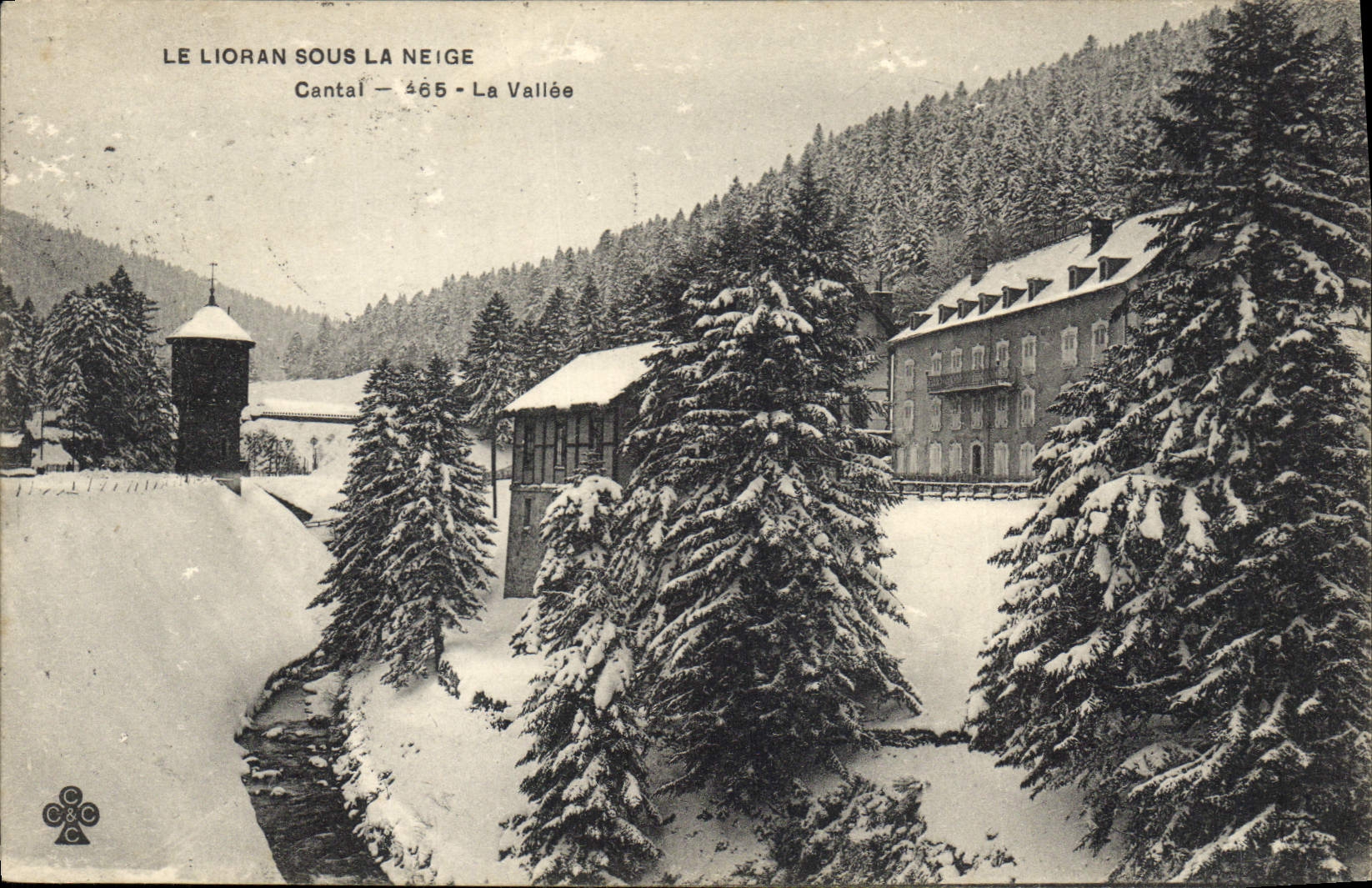 CPA Le Lioran sous la Neige Cantal La Vallee 