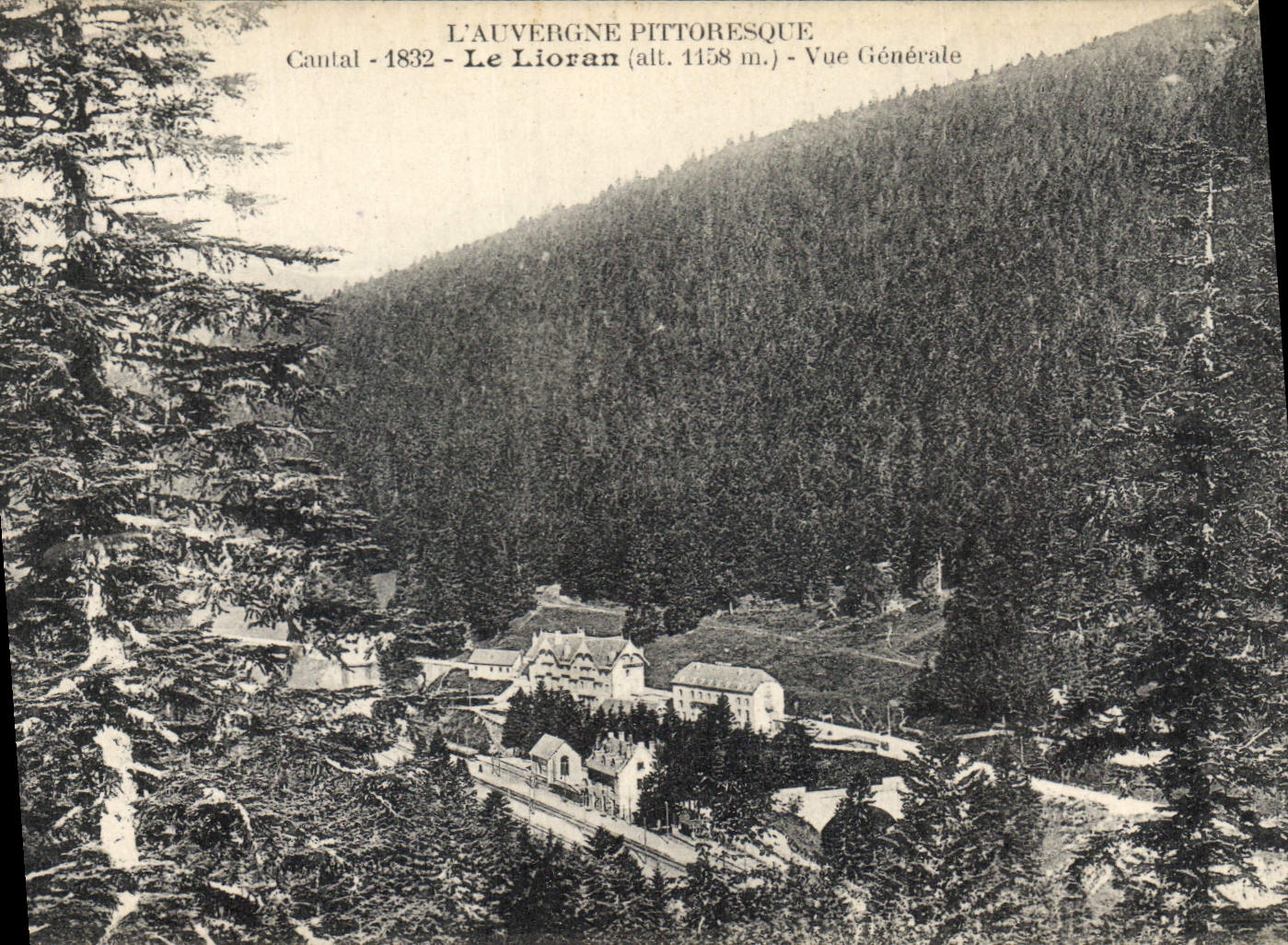 CPA L'Auvergne Pittoresque Cantal Le Lioran Vue Generale 
