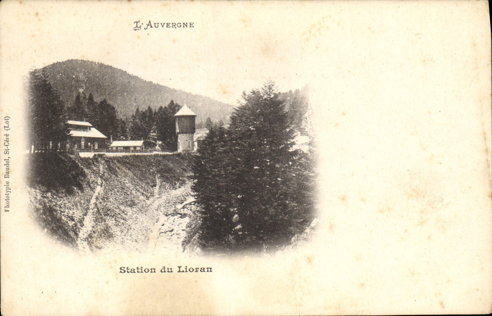 CPA L'Auvergne Station du Lioran