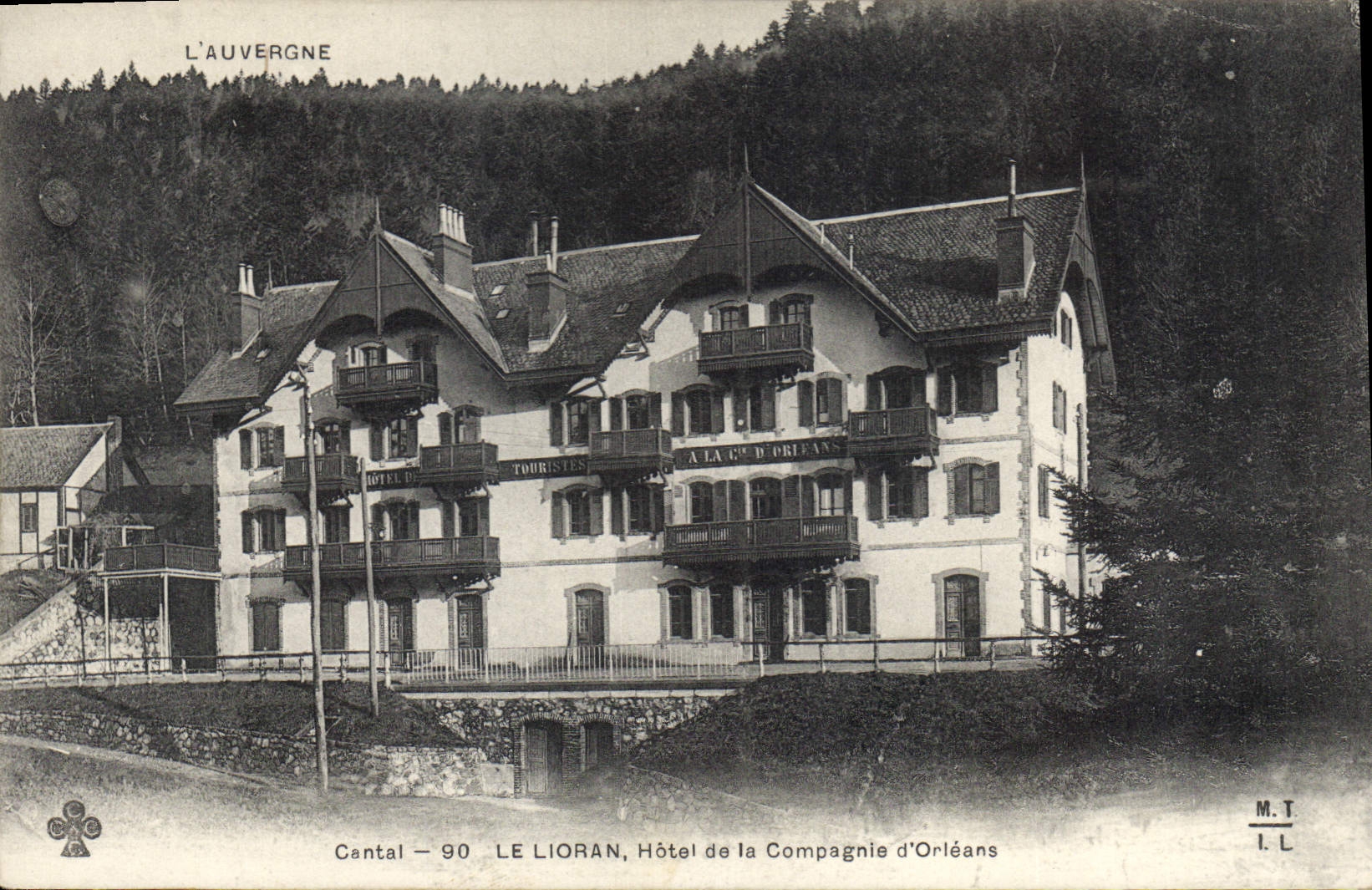 CPA L'Auvergne Cantal Le Lioran Hotel de la Compagnie d'Orleans 