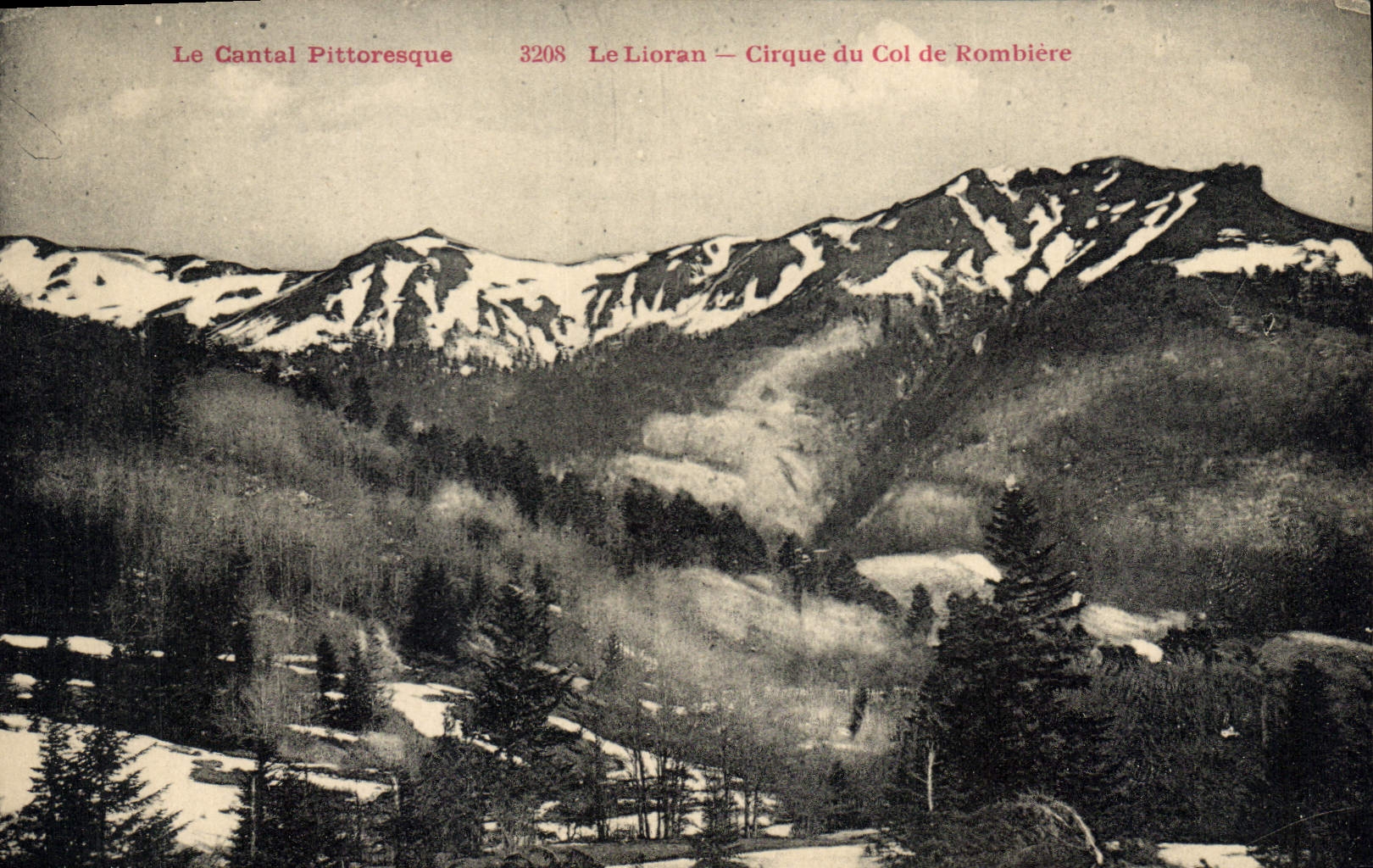 CPA Le Cantal Pittoresque Le Lioran Cirque du Col de Rombiere