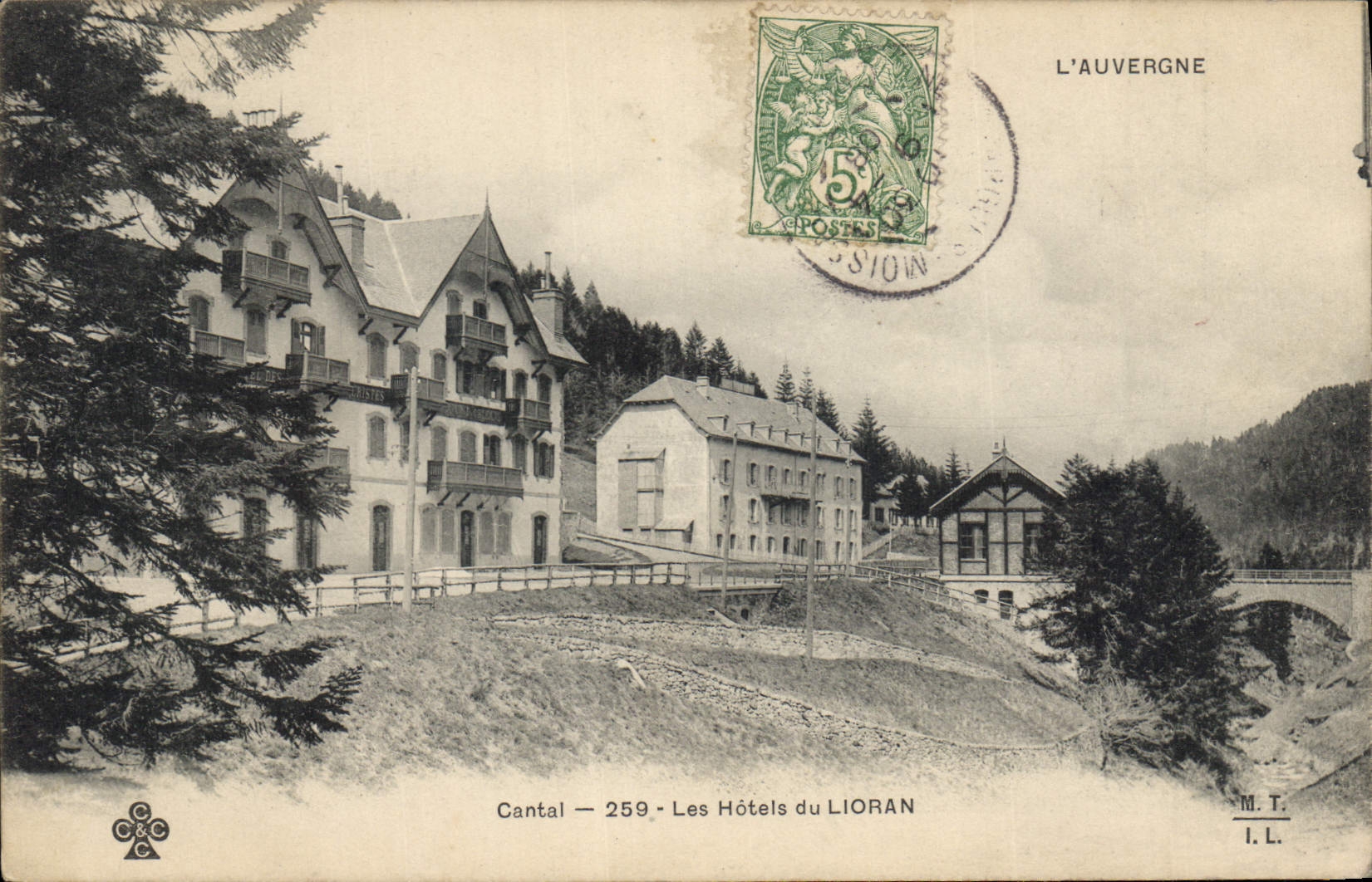 CPA L'Auvergne Cantal Les Hotels du Lioran