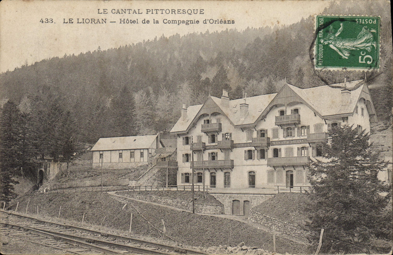CPA Le Cantal Pittoresque Le Lioran Hotel de la Compagne d'Orleans 