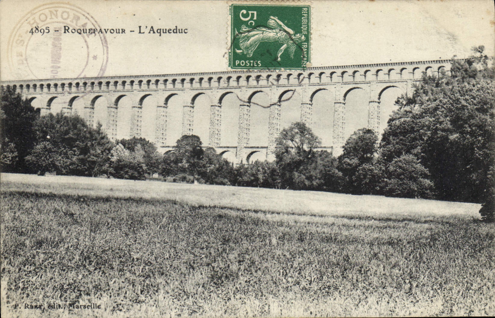 CPA Roquefavour L'Aqueduc 