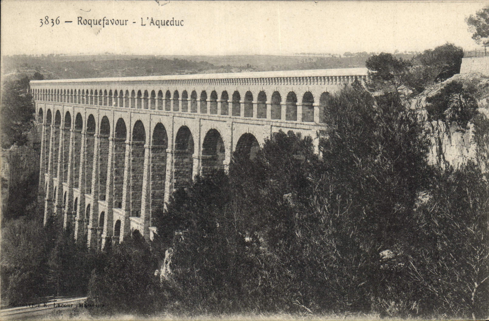 CPA Roquefavour L'Aqueduc 