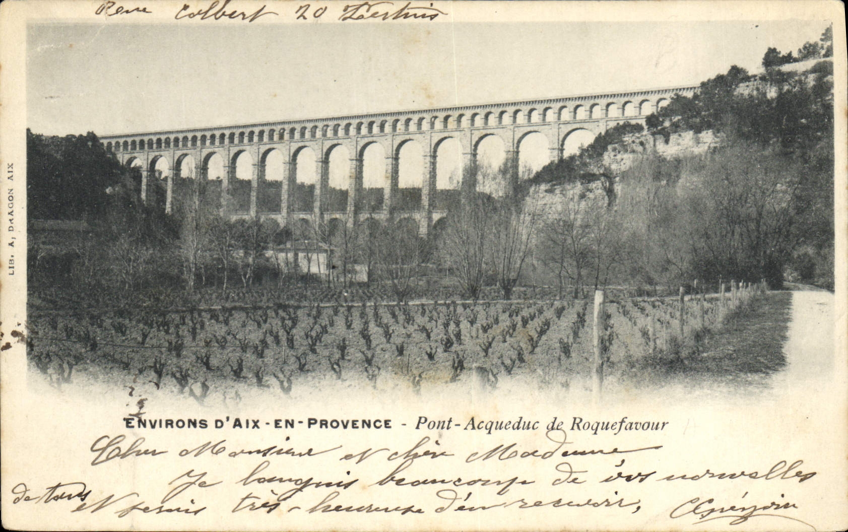 CPA Environs d'Aix en Provence Pont Acqueduc de Roquefavour
