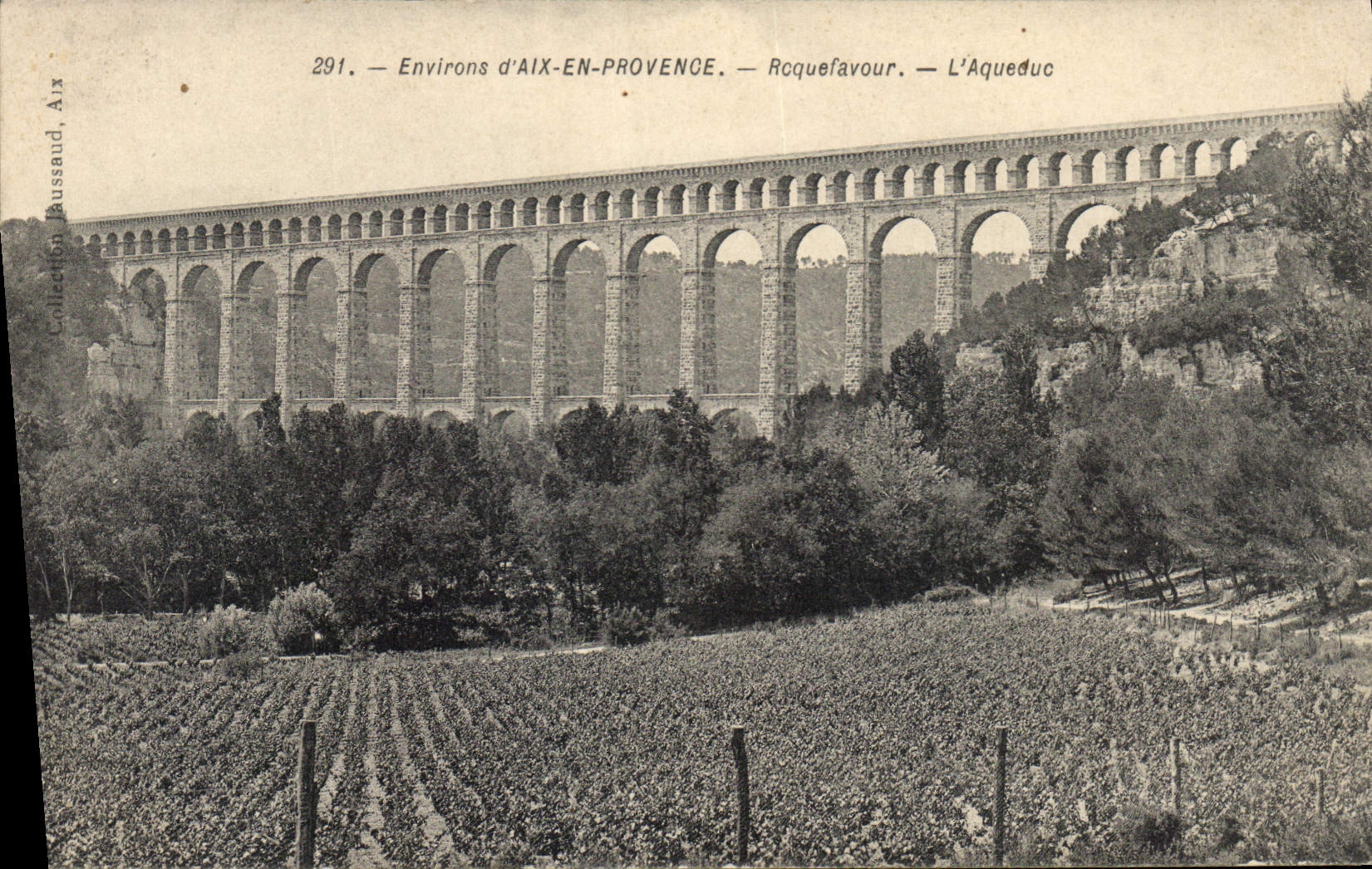 CPA Environs d'Aix en Provence Roquefavour L'Aqueduc