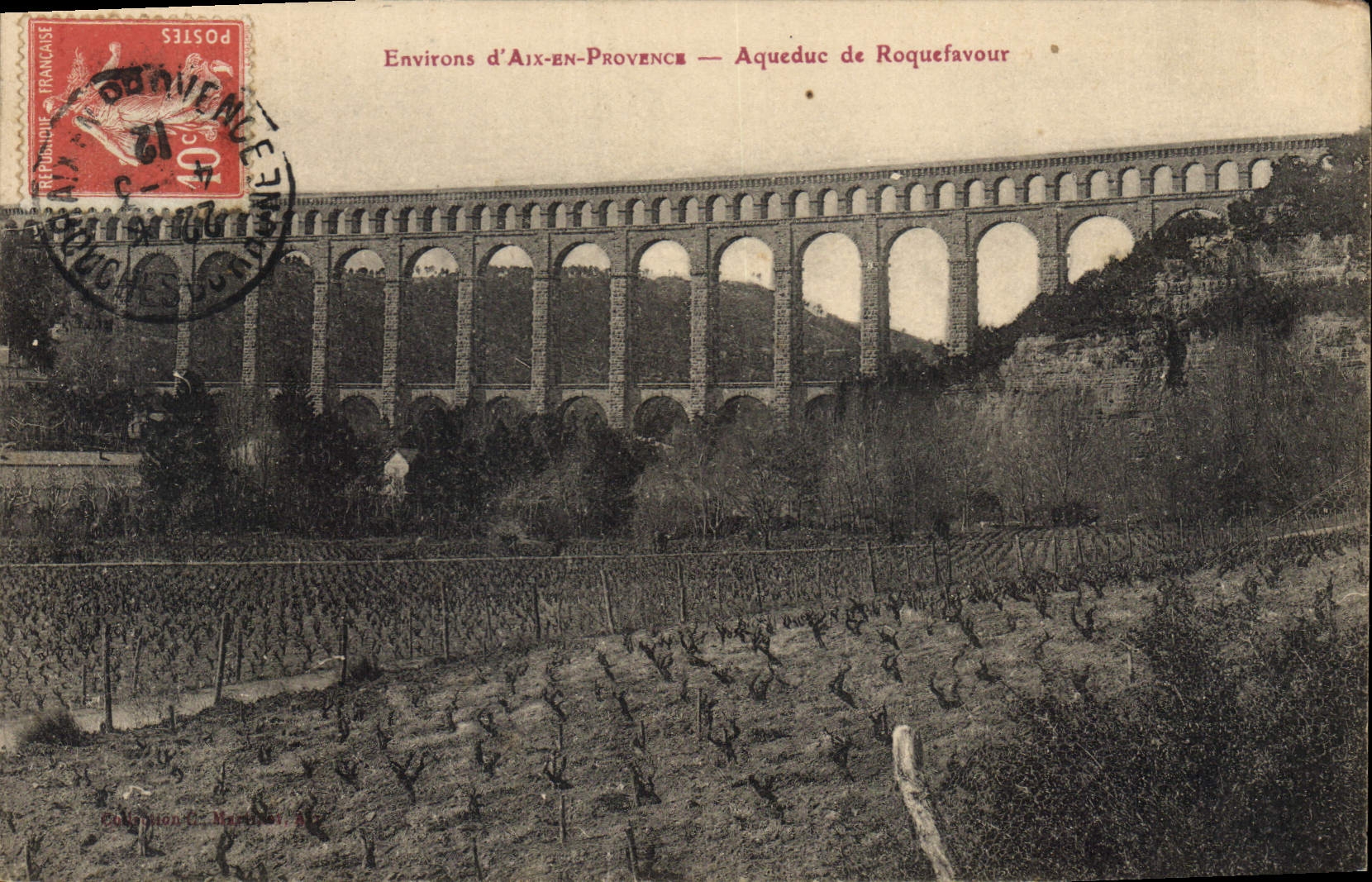 CPA Environs d'Aix en Provence Aqueduc de Roquefavour
