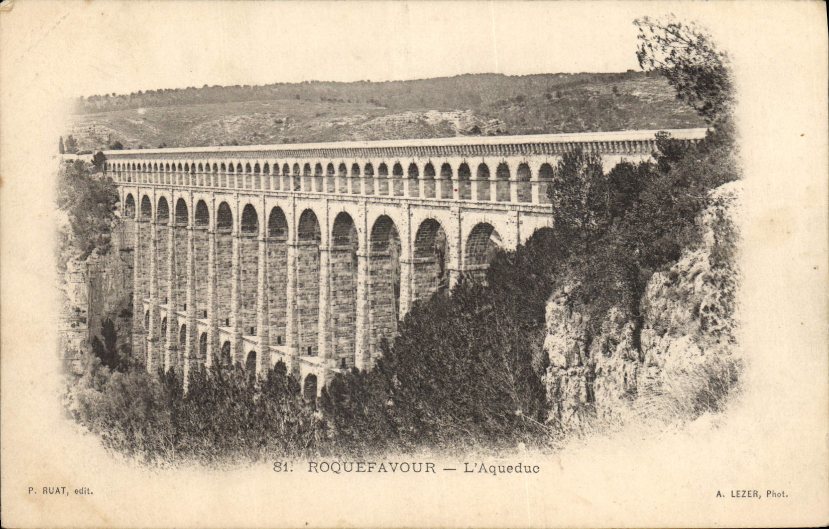 CPA Roquefavour L'Aqueduc 