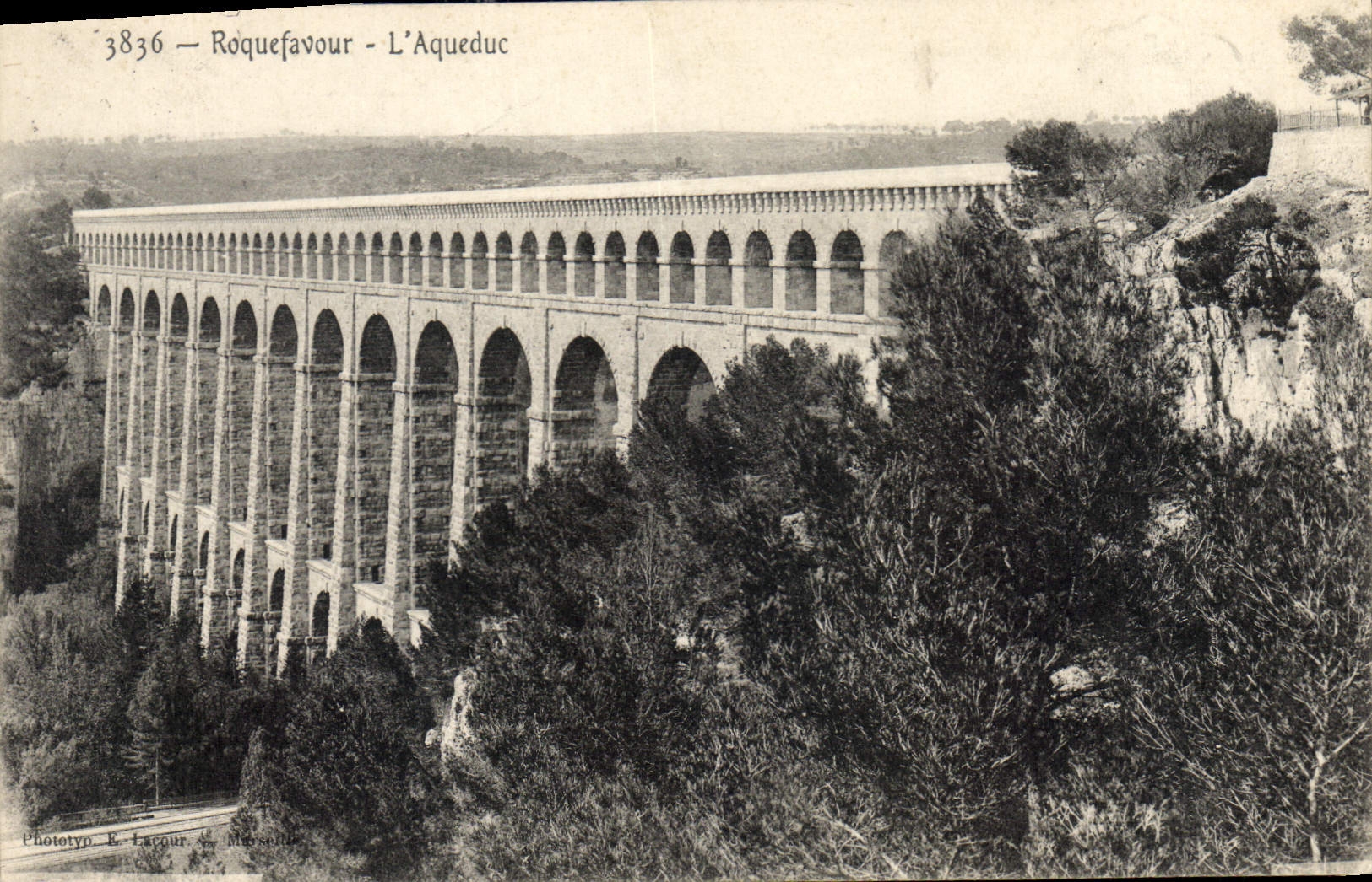 CPA Roquefavour L'Aqueduc 