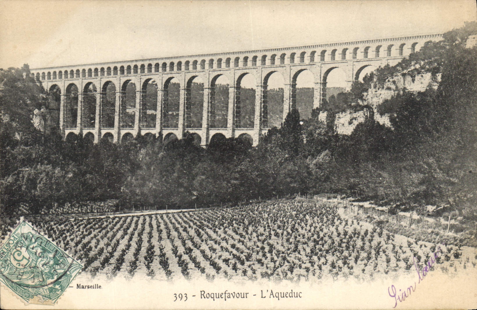CPA Roquefavour L'Aqueduc 