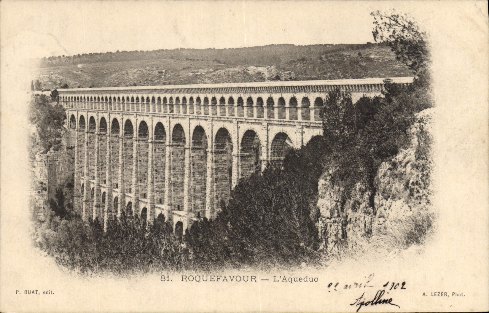 CPA Roquefavour L'Aqueduc 