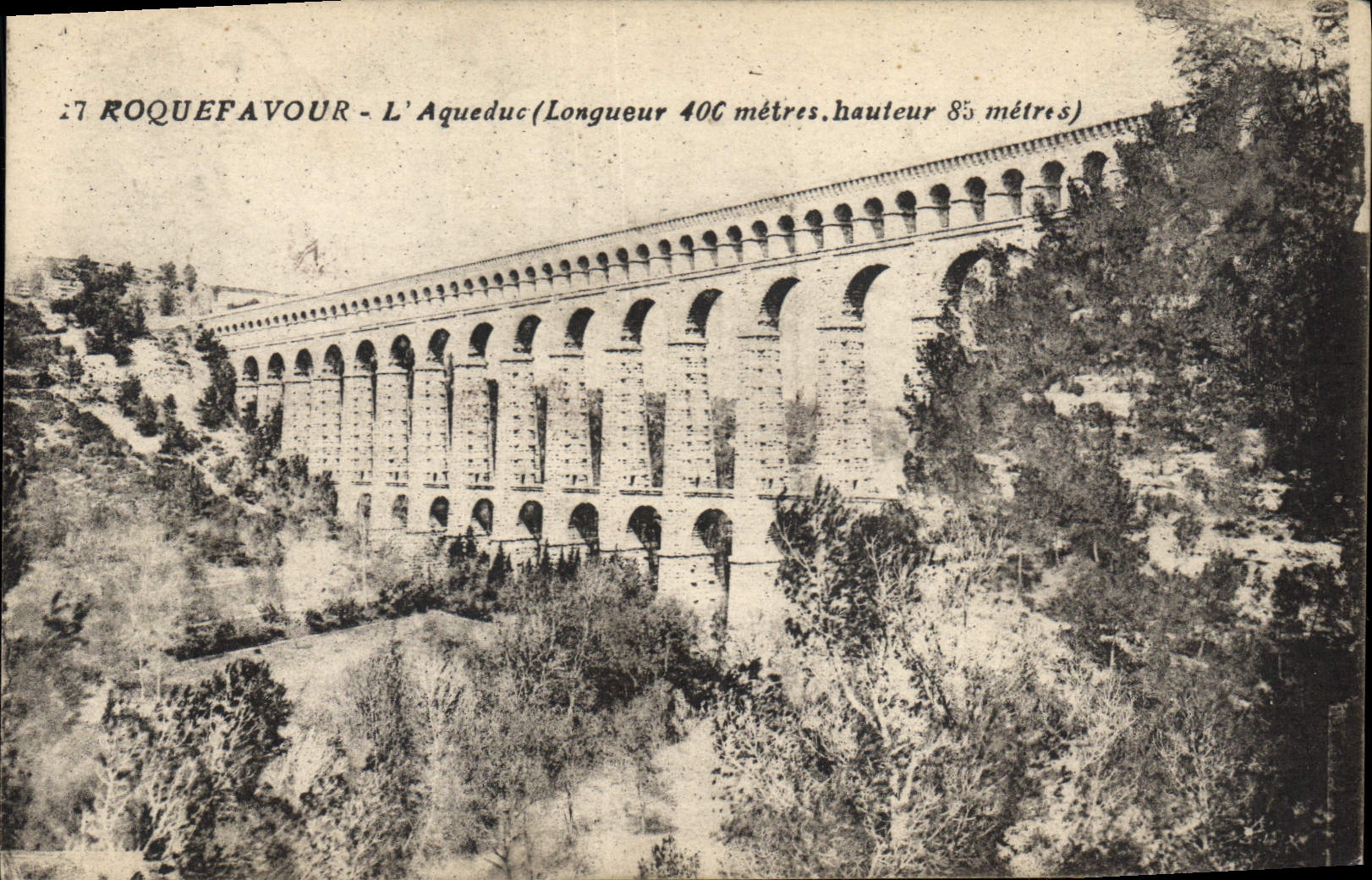 CPA Roquefavour L'Aqueduc 