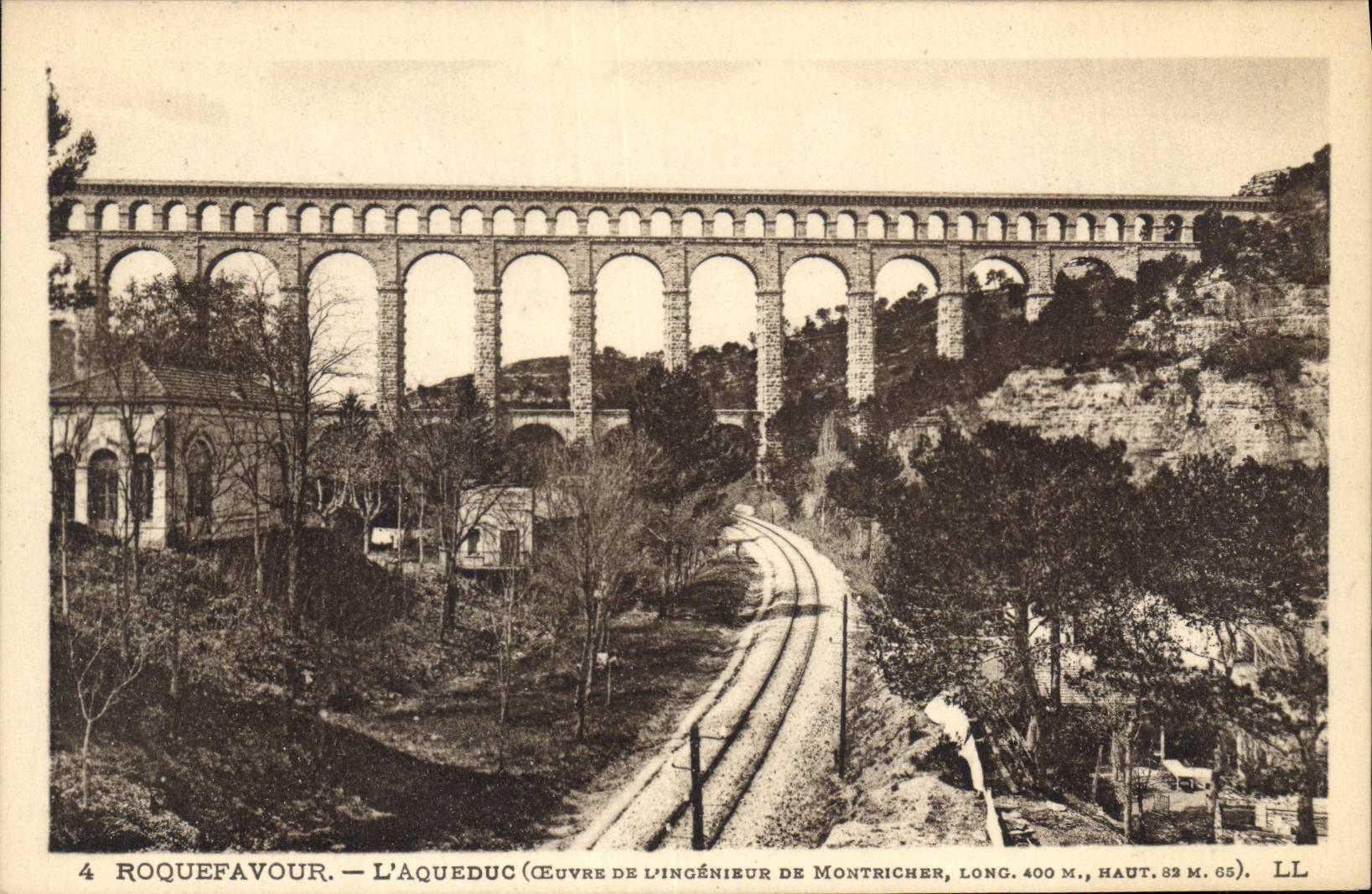 CPA Roquefavour l'Aqueduc 