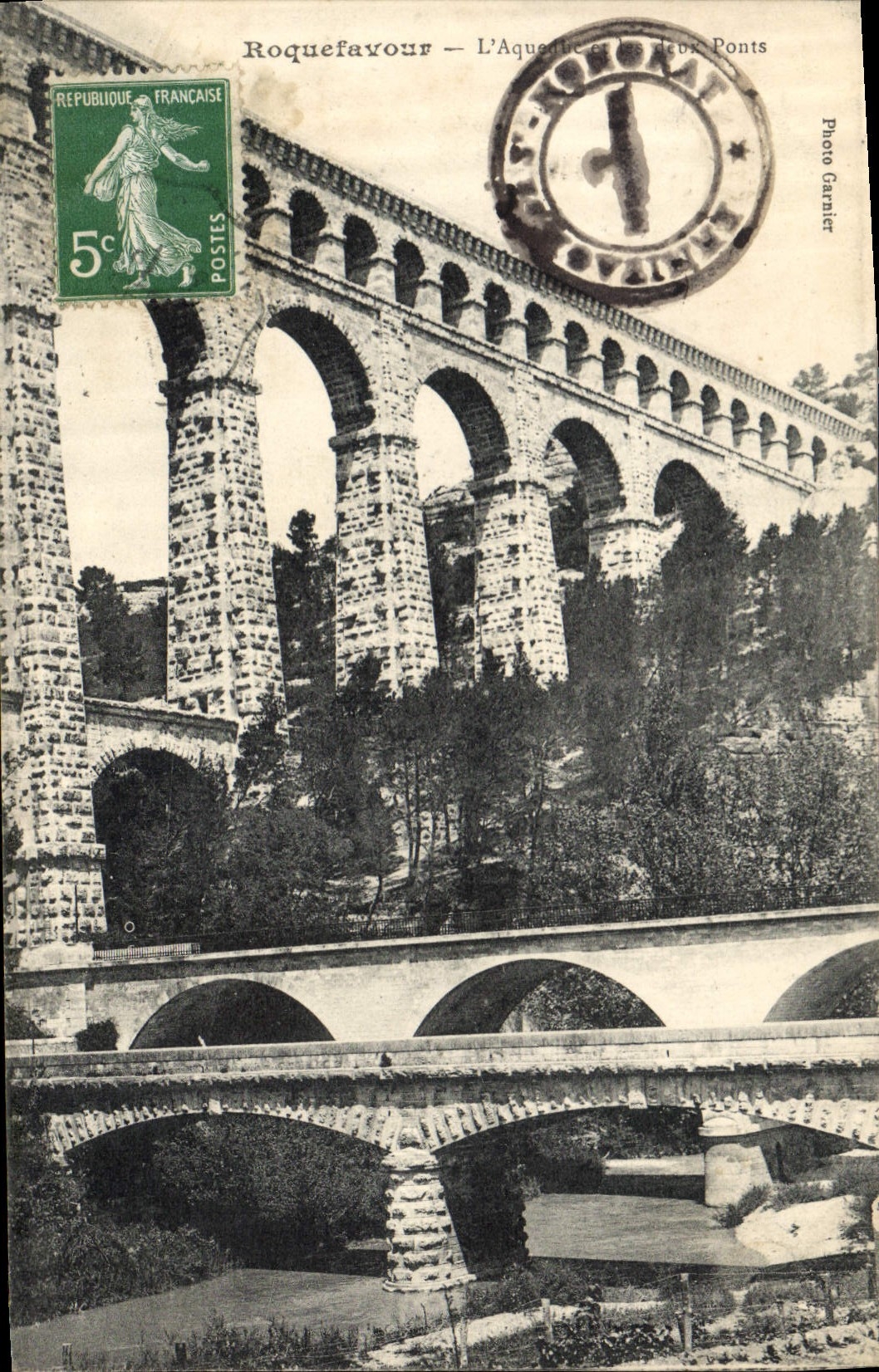 CPA Roquefavour L'Aqueduc 
