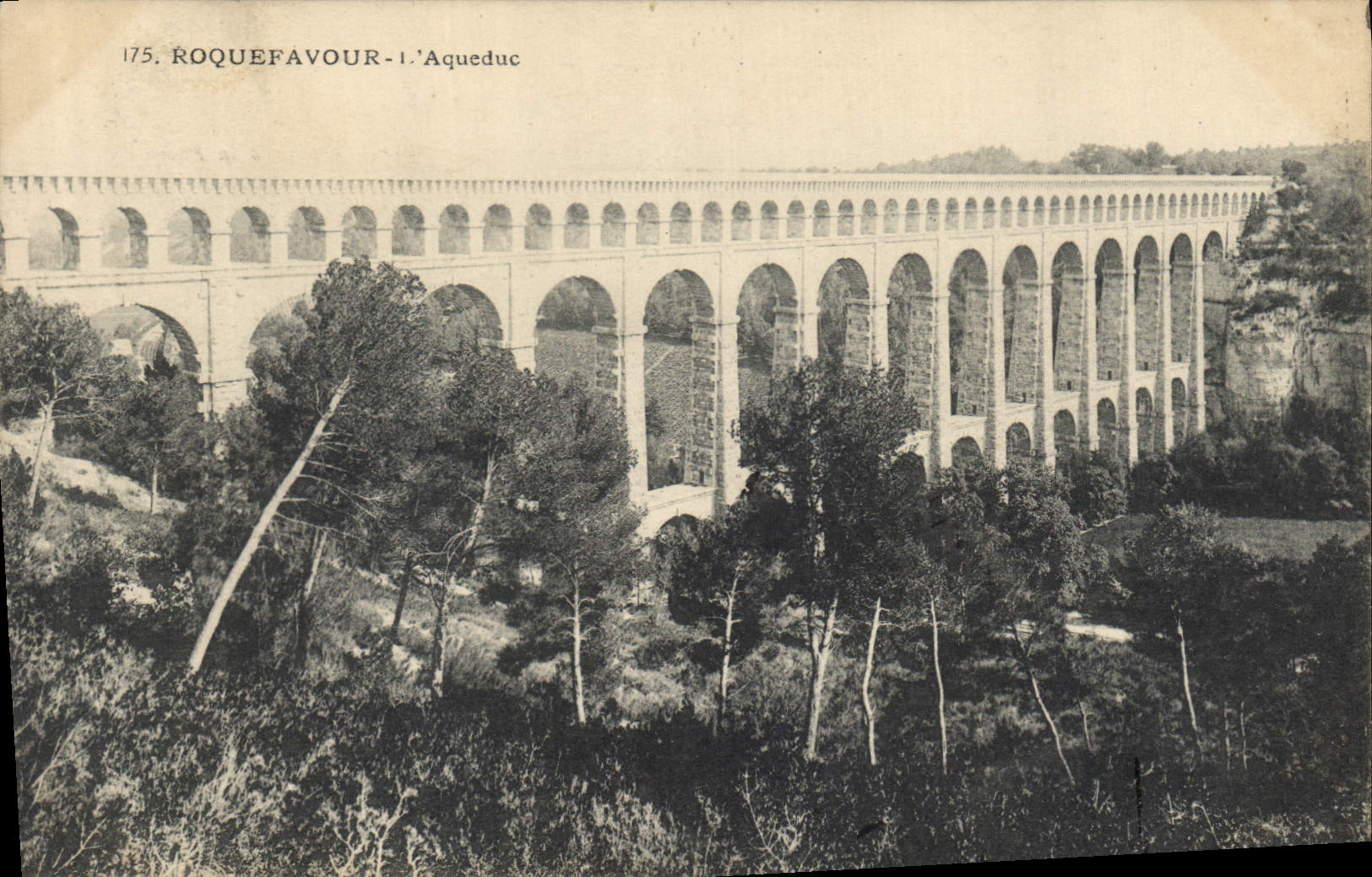 CPA Roquefavour L'Aqueduc 