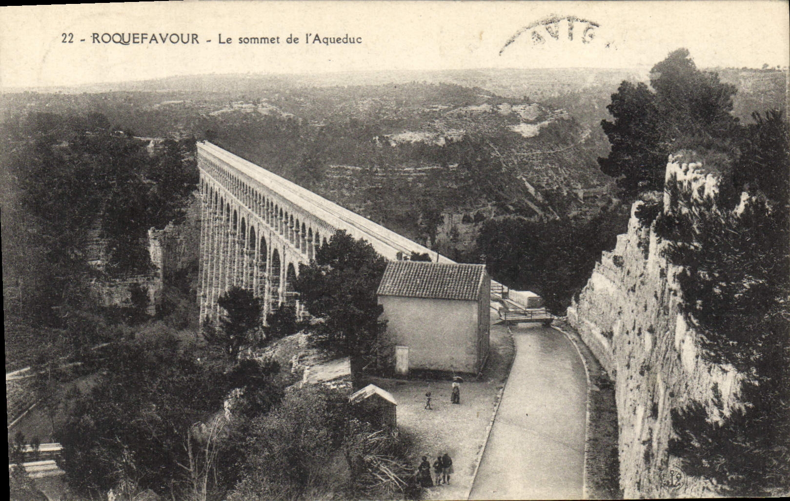 CPA Roquefavour Le sommet de l'Aqueduc 
