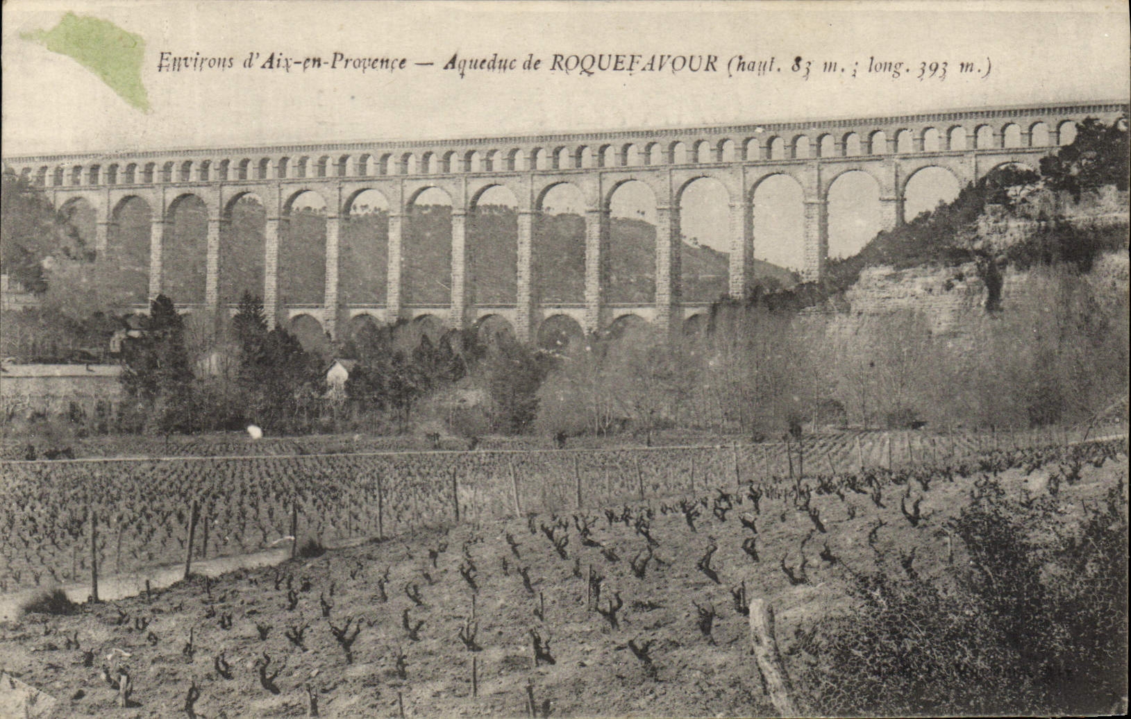 CPA Environs d'Aix en Provence Aqueduc de Roquefavour 