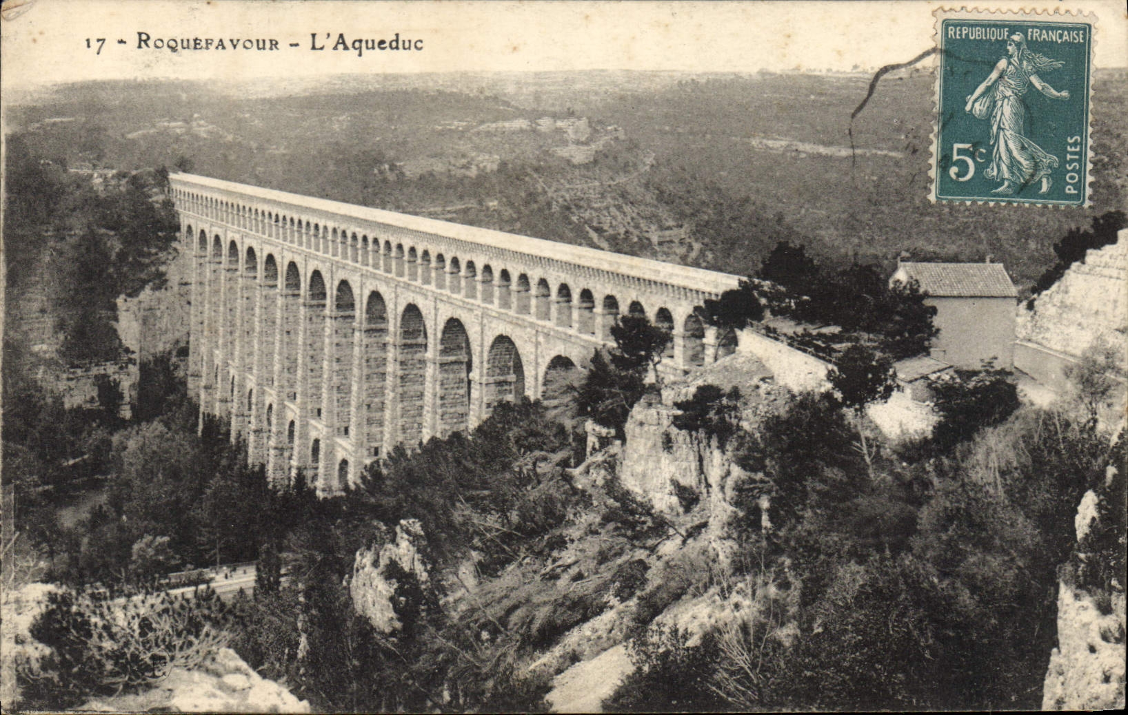CPA Roquefavour L'Aqueduc 