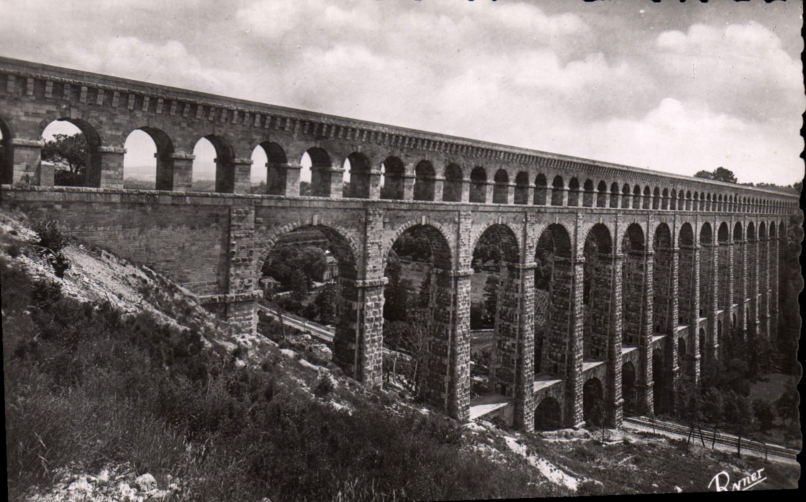 CPA Roquefavour L'Aqueduc 