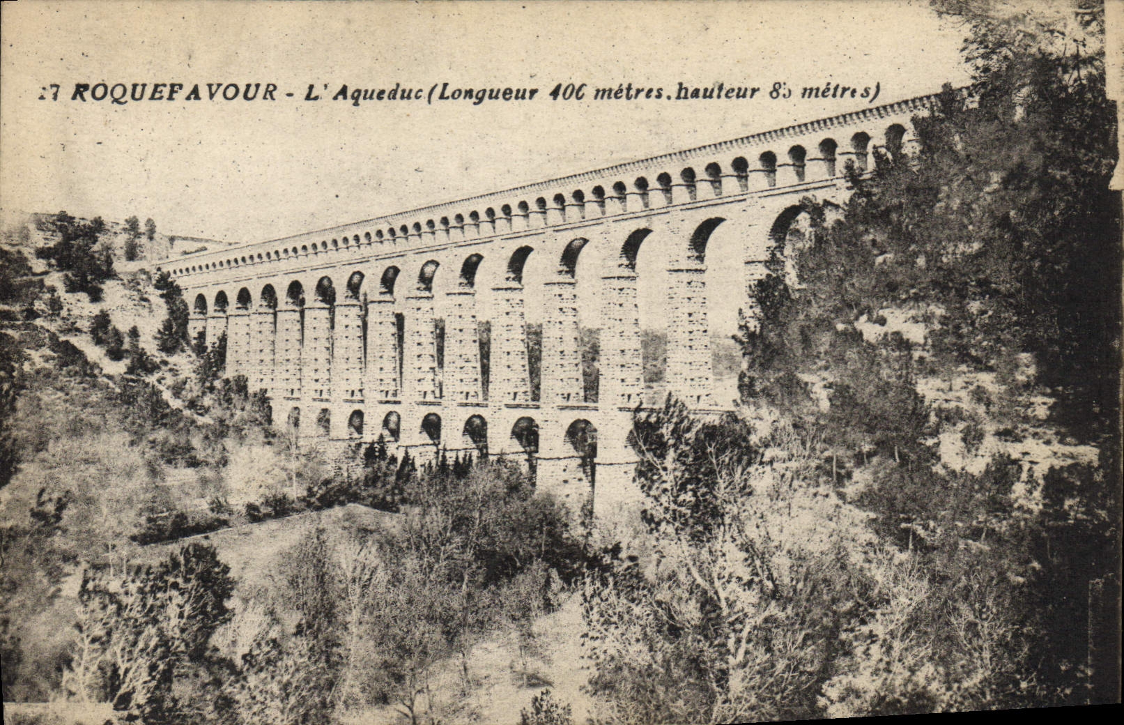 CPA Roquefavour L'Aqueduc 