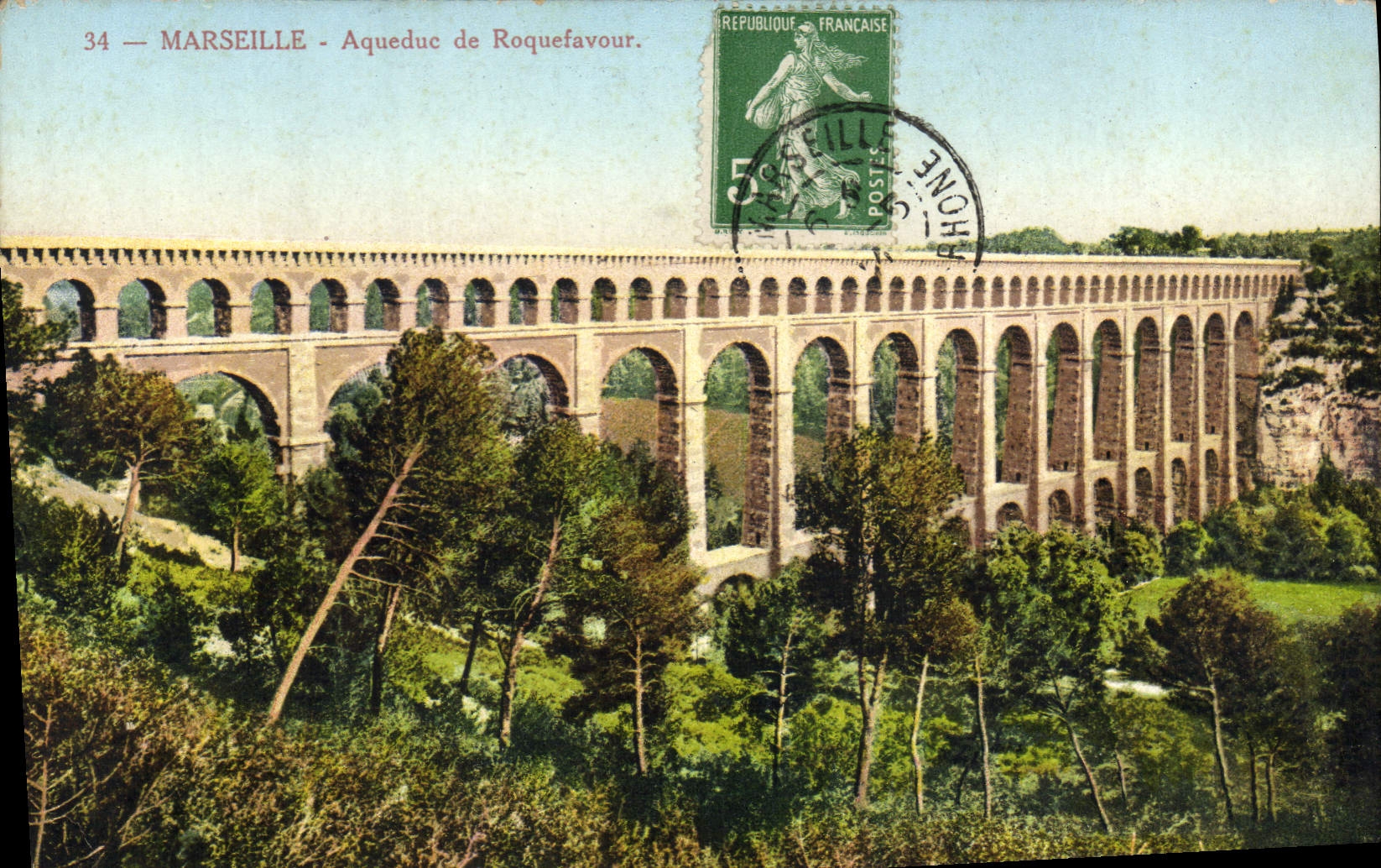 CPA Marseille Aqueduc de Roquefavour