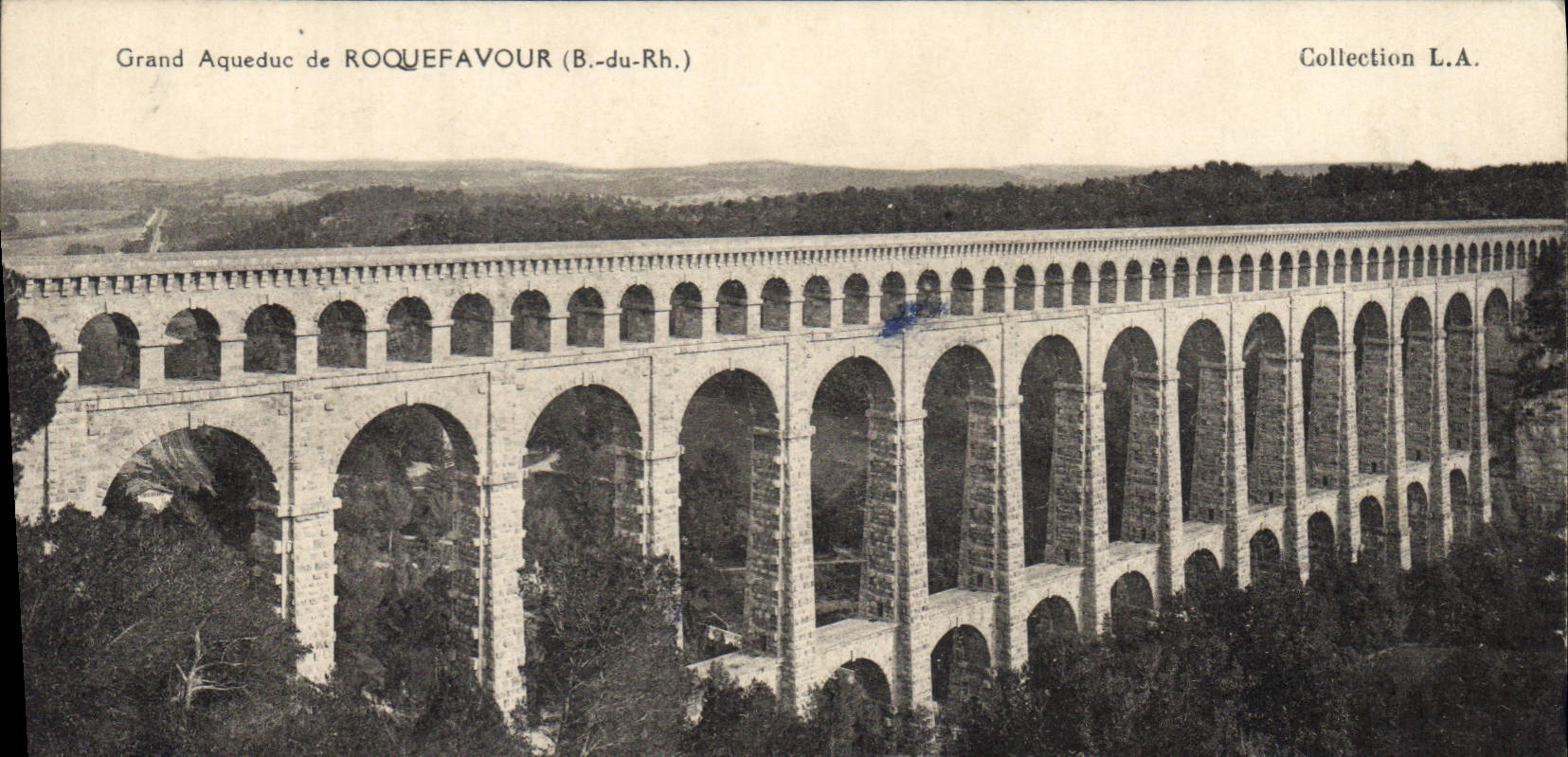 CPA Grand Aqueduc Roquefavour B du Rh