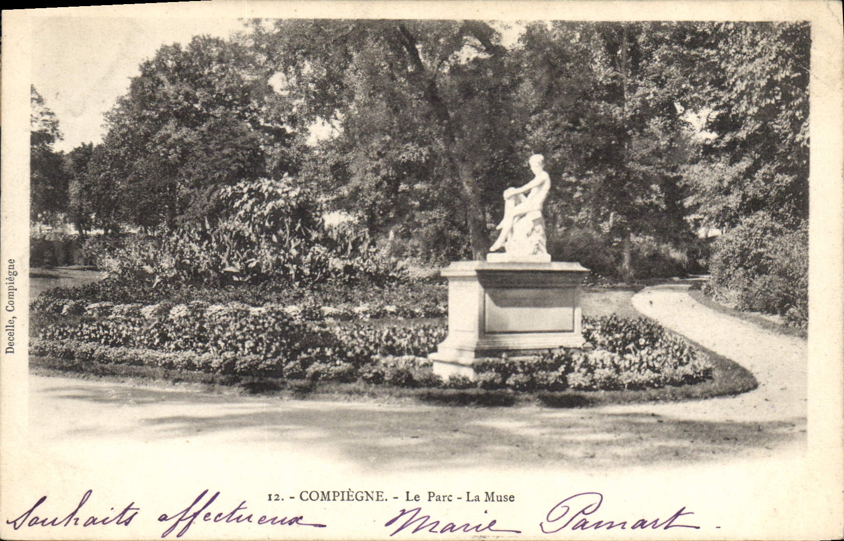 CPA Compiegne Le Parc La Muse 