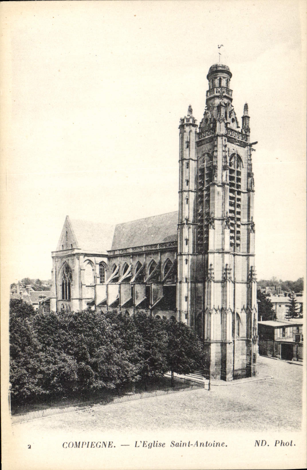 CPA Compiegne L'Eglise Saint Antoine 