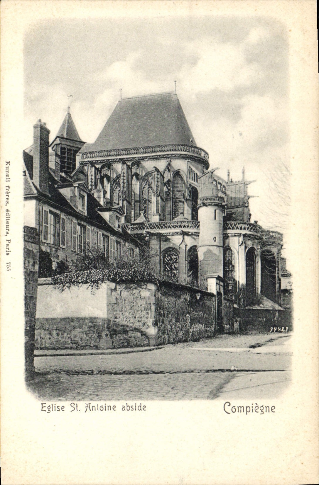 CPA Eglise St Antoine Abside Compiegne 