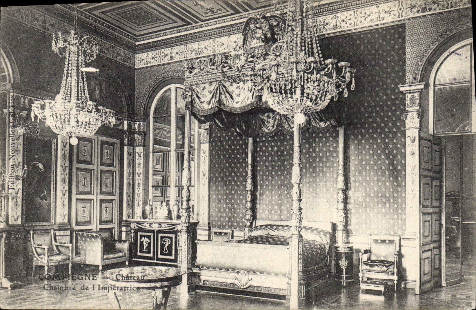 CPA Compiegne Chateau Chambre de l'Imperatrice 