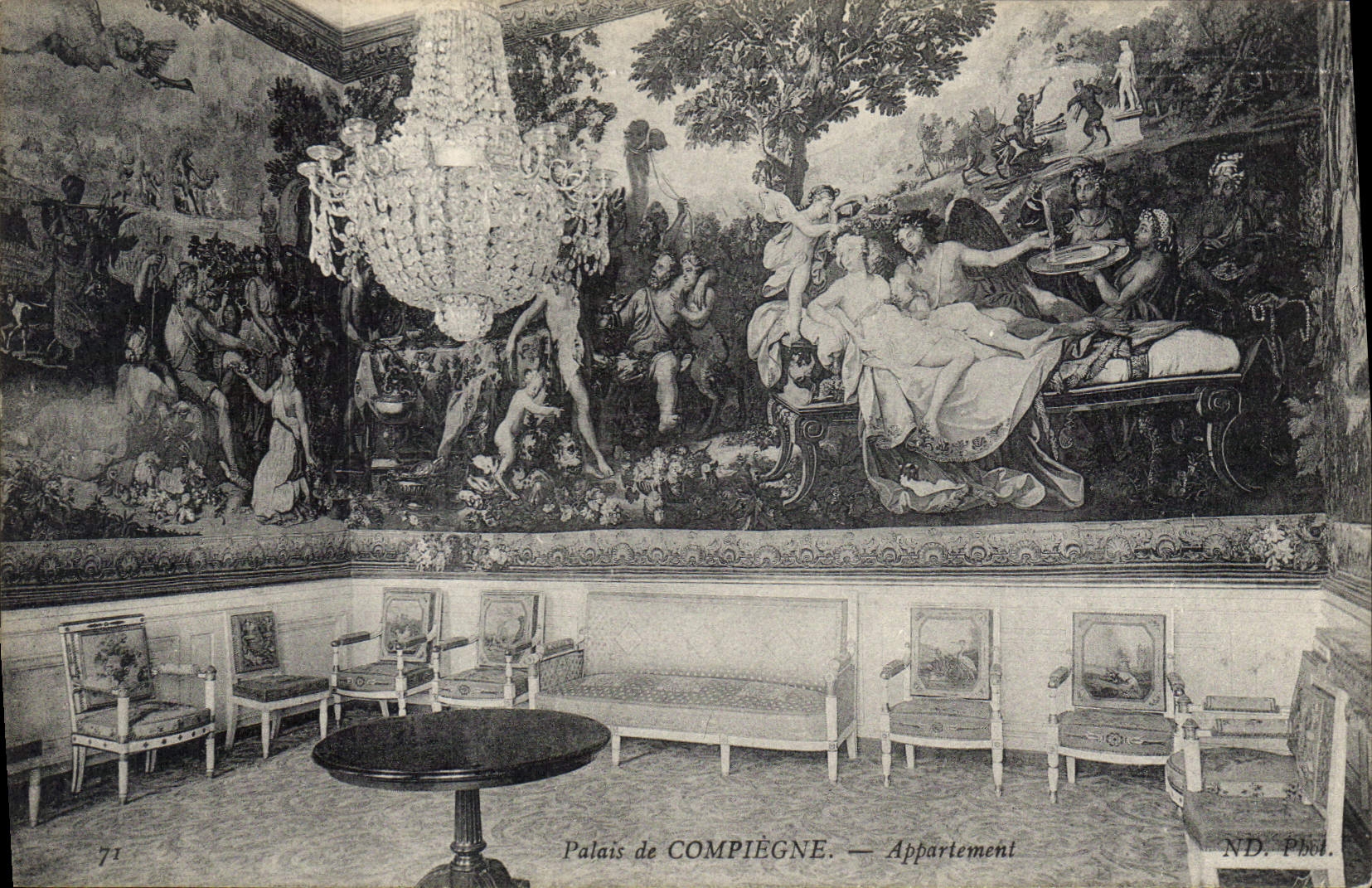 CPA Palais de Compiegne Appartement 