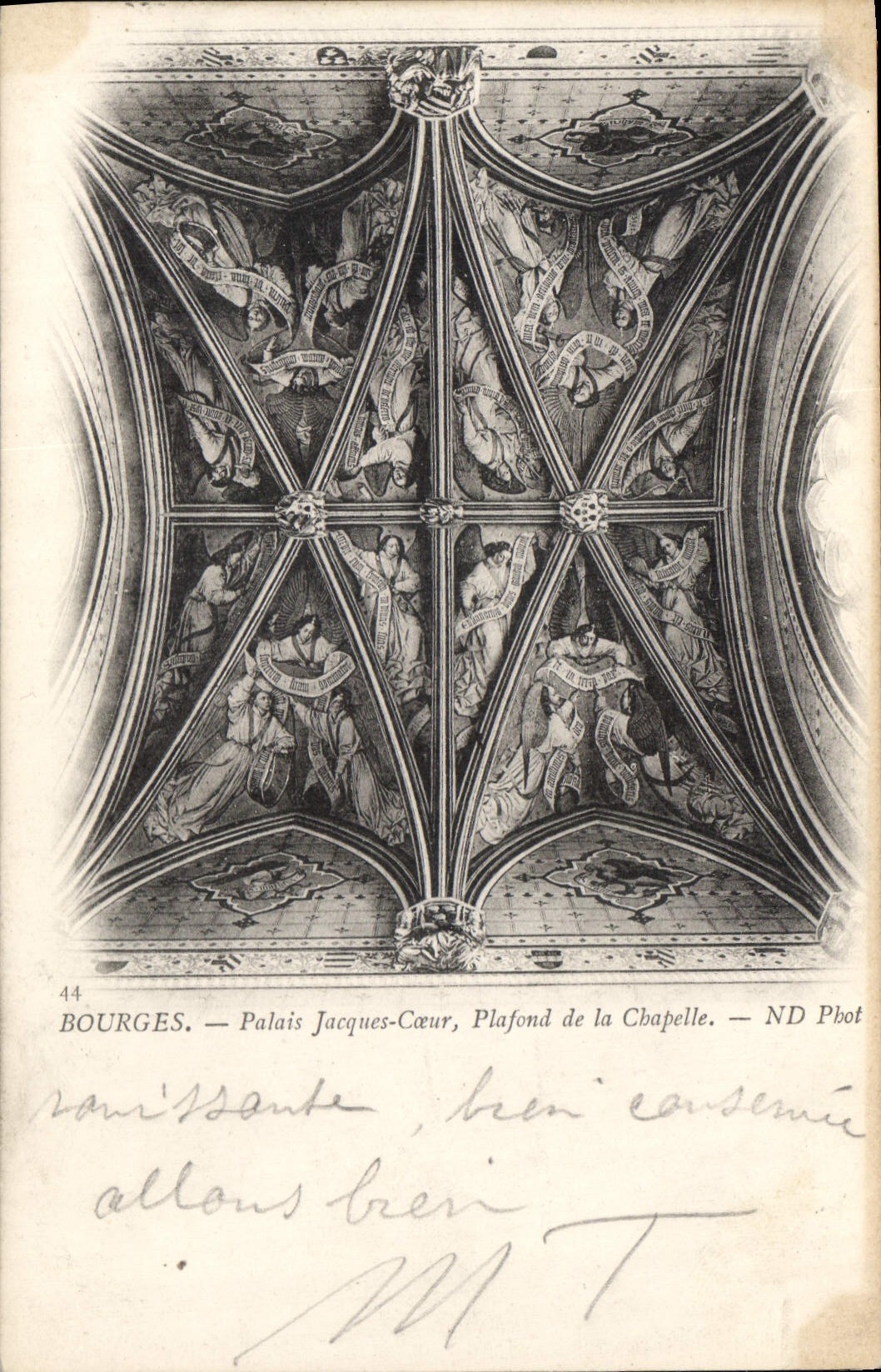CPA Bourges Palais Jacques Coeur Plafond de la Chapelle 