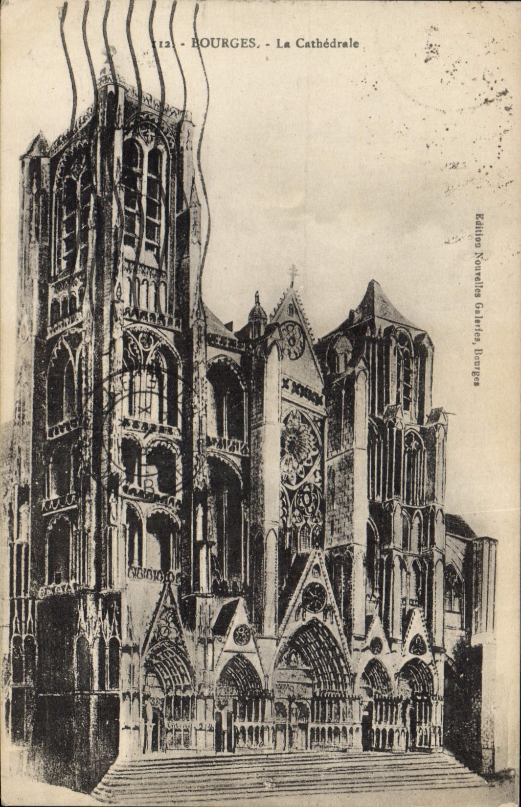 CPA Bourges La Cathedrale 