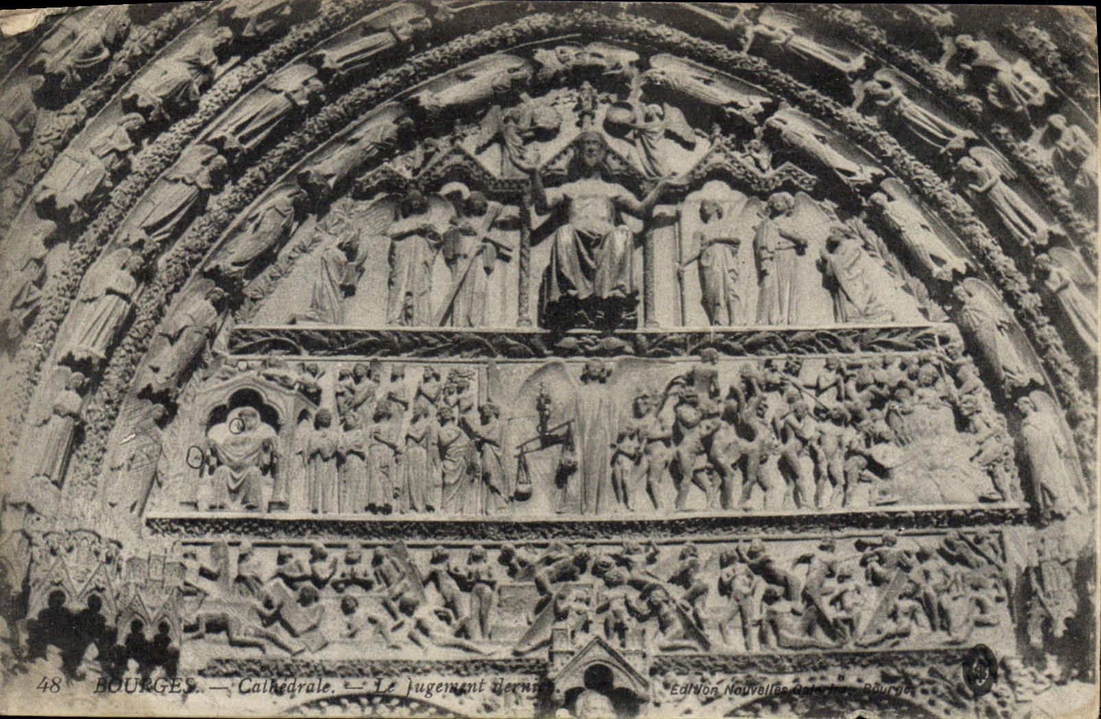 CPA Bourges Cathedrale Jugement dernier