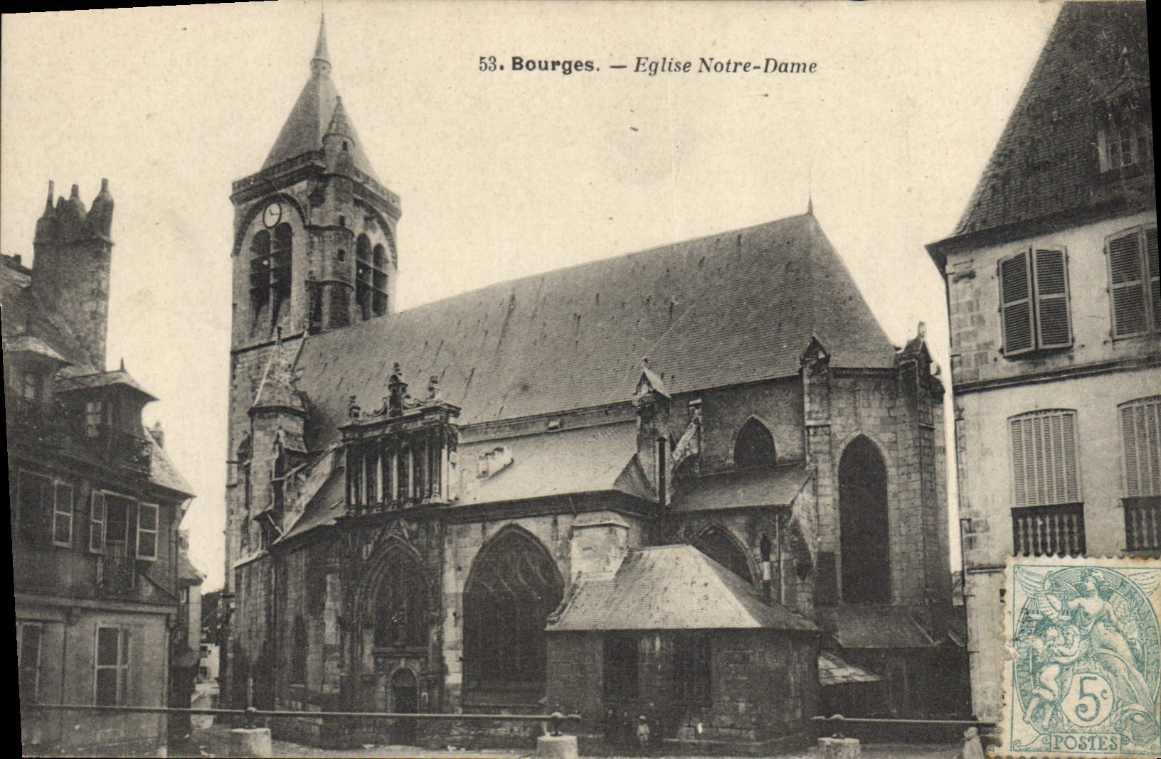 CPA Bourges Eglise Notre Dame 