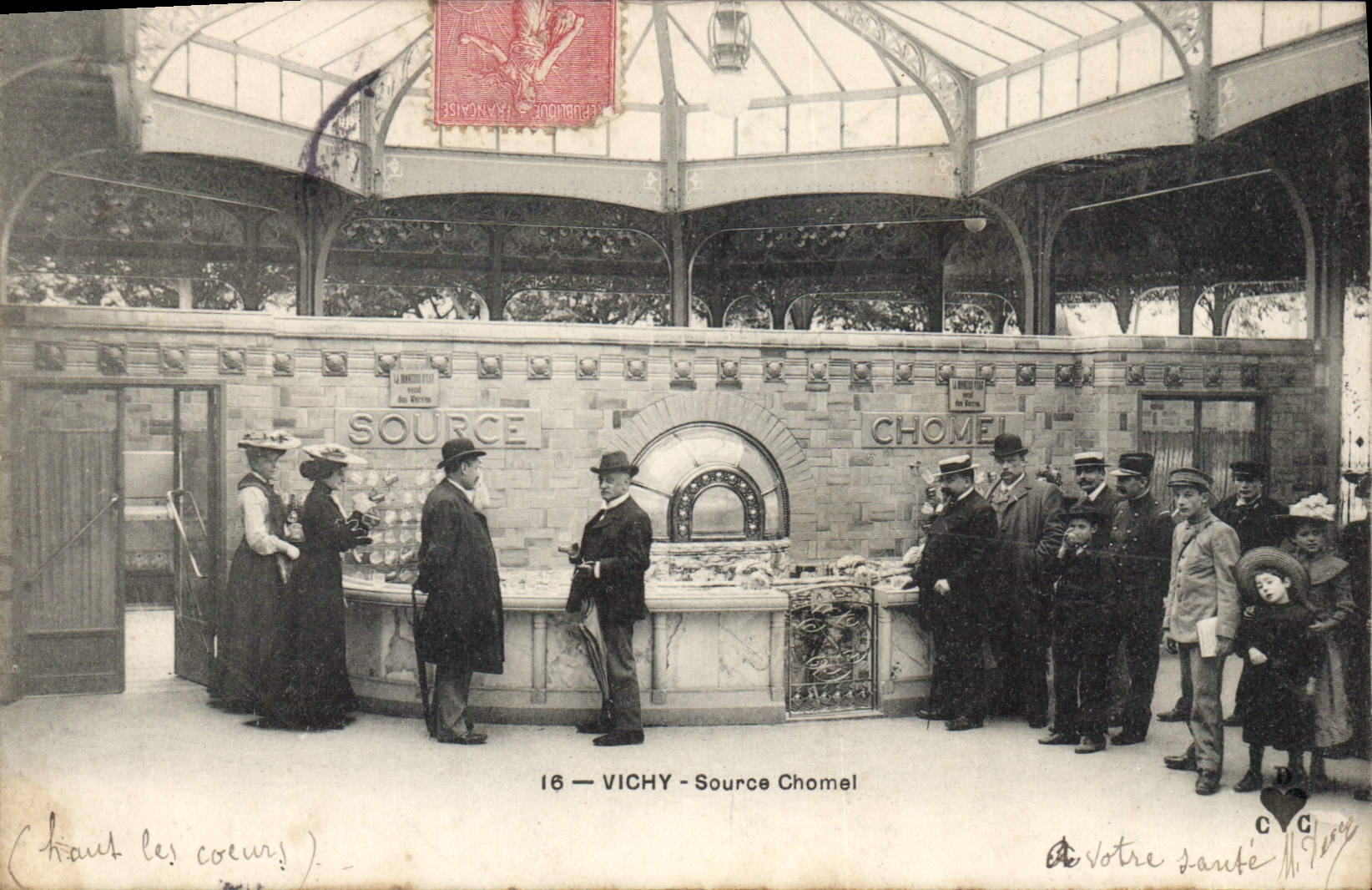 CPA Vichy Source Chomel 