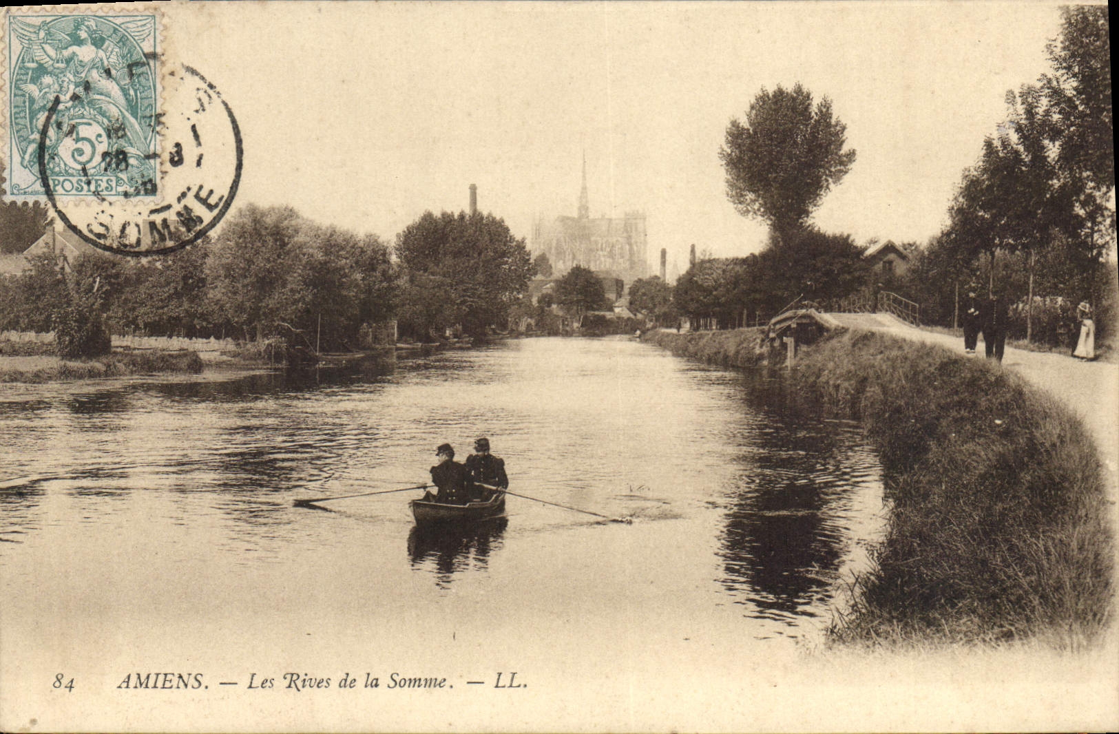 CPA Amiens Les Rives de la Somme 