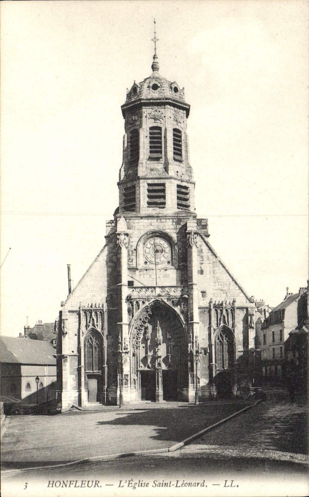 CPA Honfleur L'Eglise Saint Leonard 