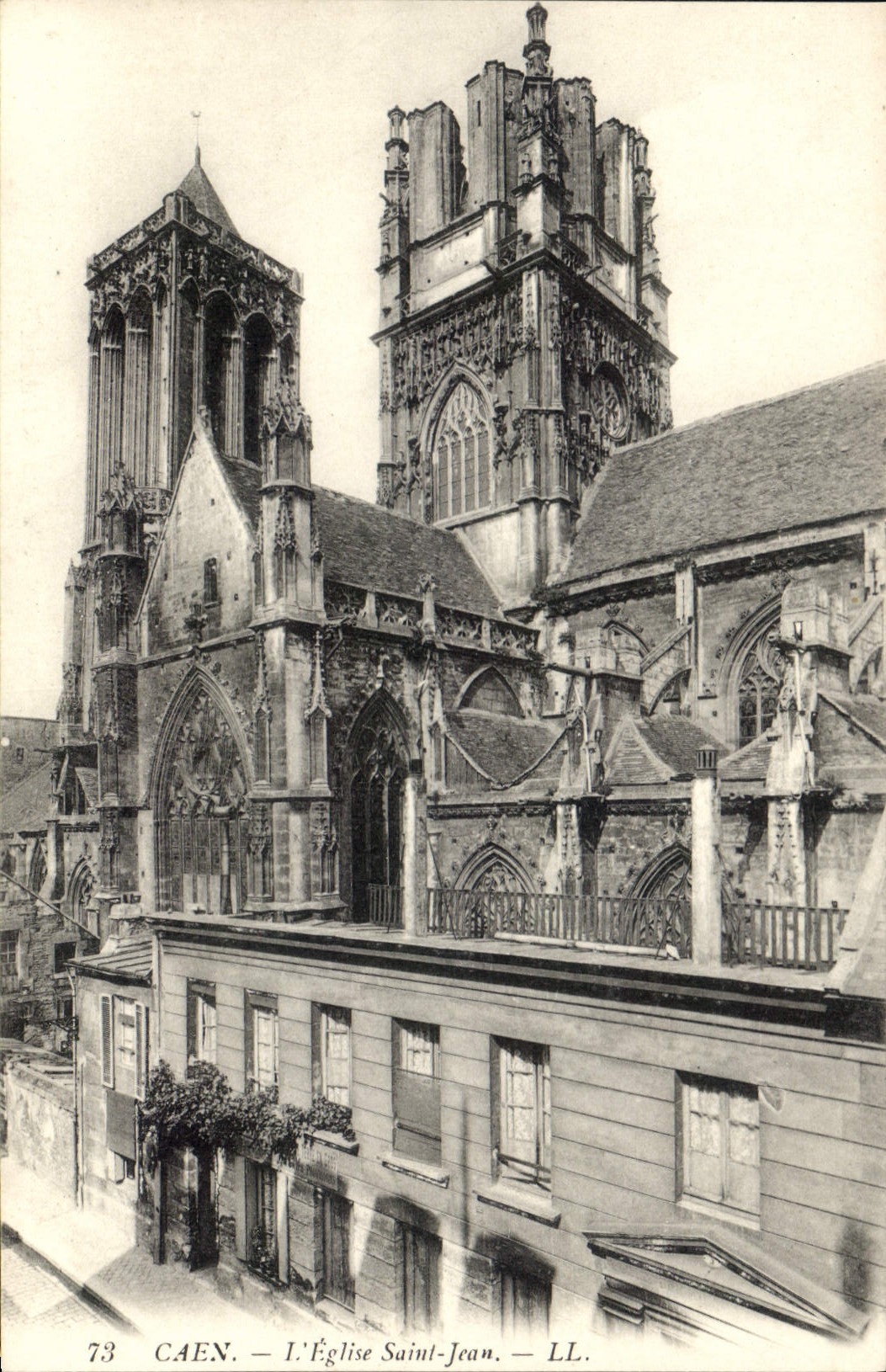 CPA Caen L'Eglise Saint Jean 