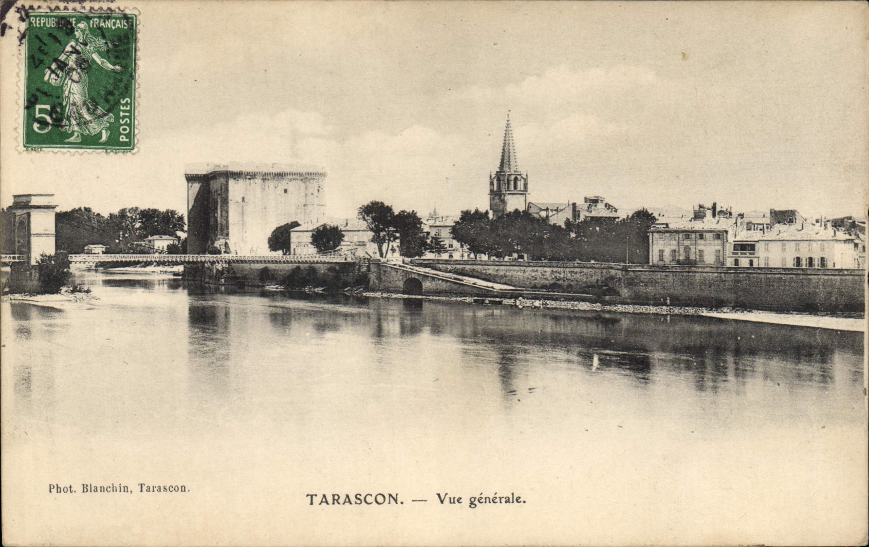 CPA Tarascon vue generale 