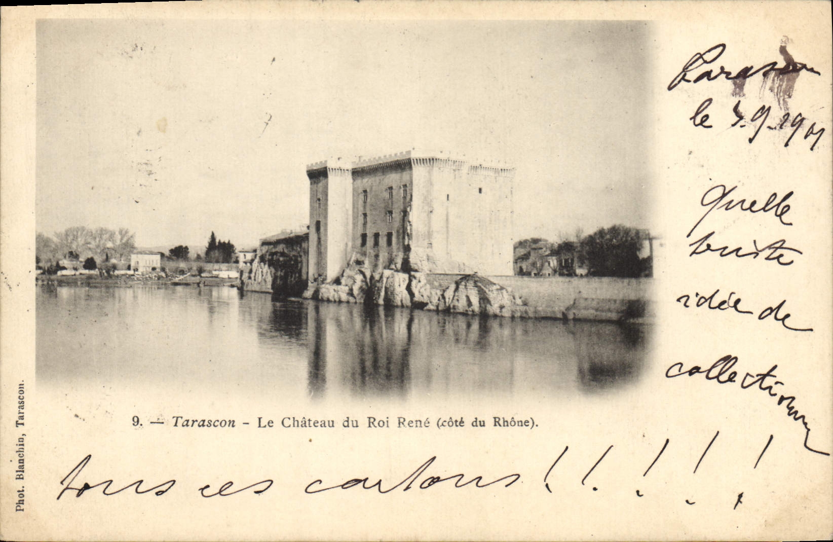 CPA Tarascon le Chateau du roi Rene Cote du Rhone
