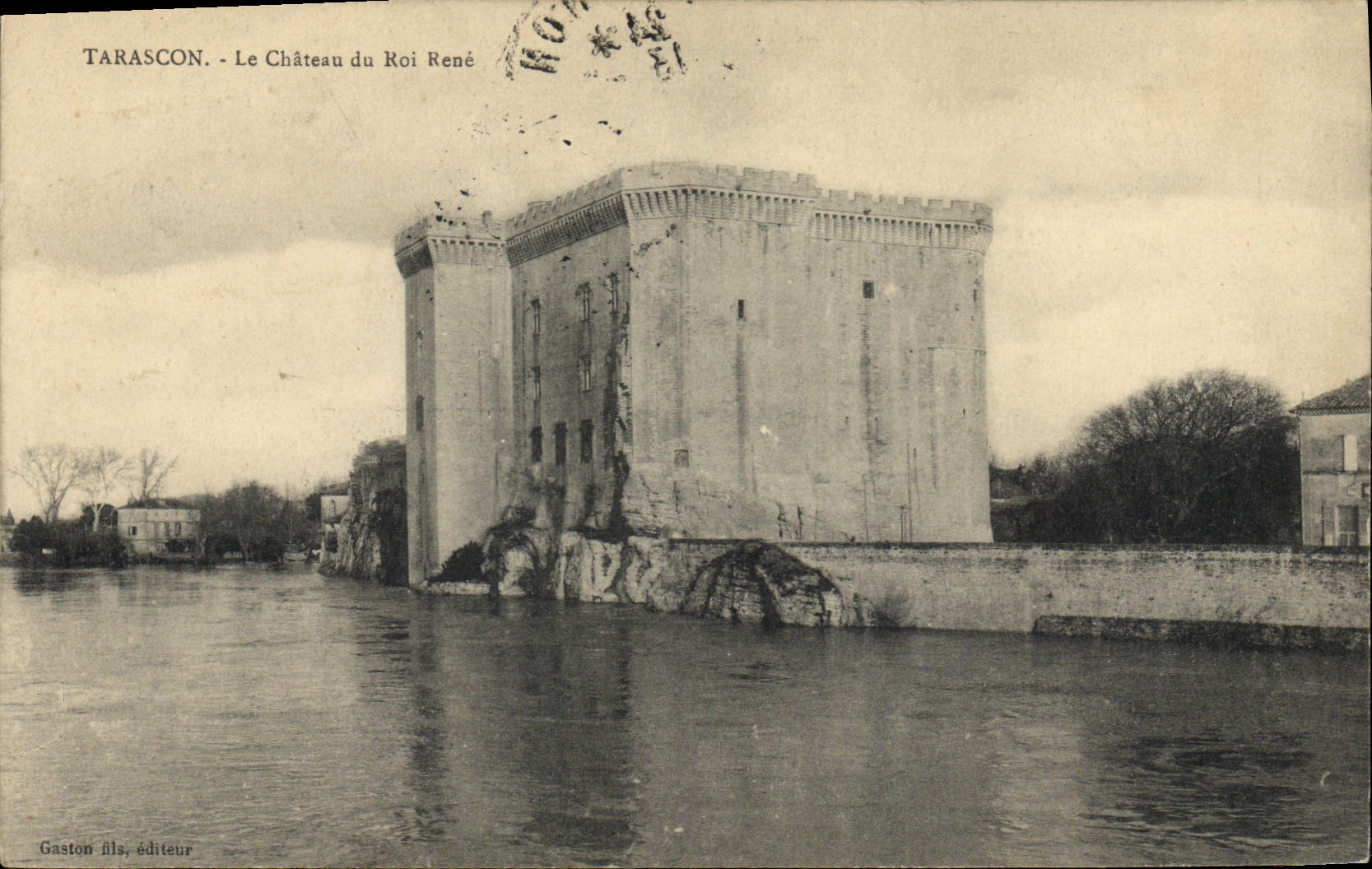CPA Tarascon le Chateau du Roi Rene 