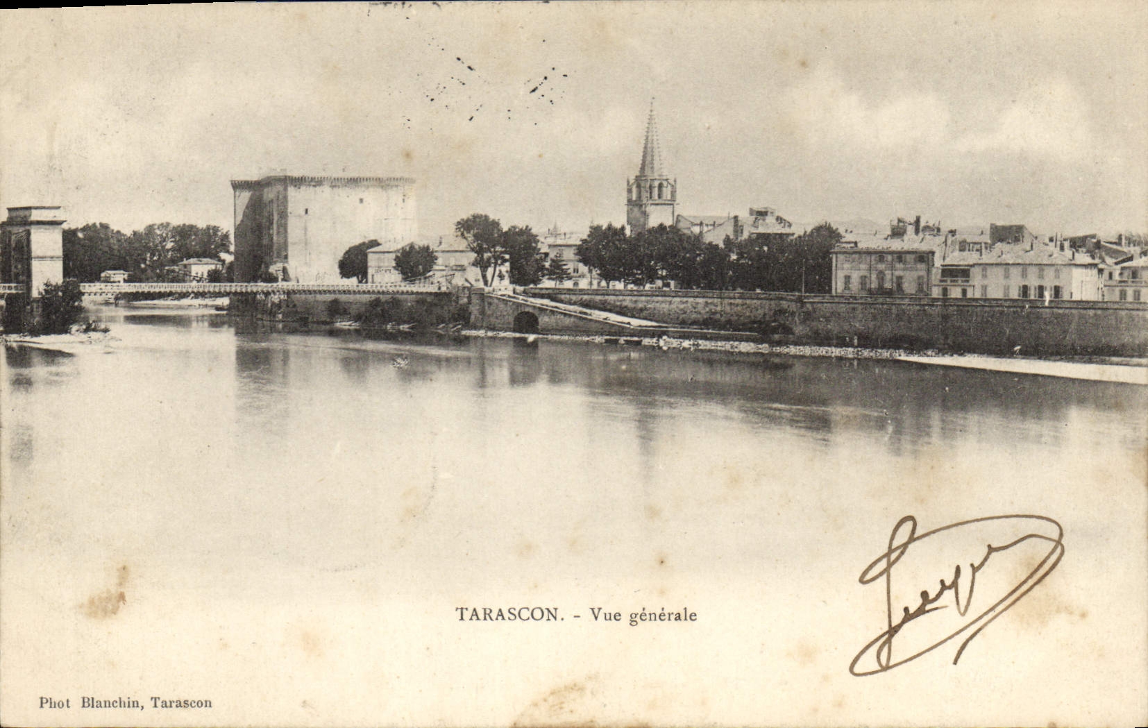 CPA Tarascon vue generale 