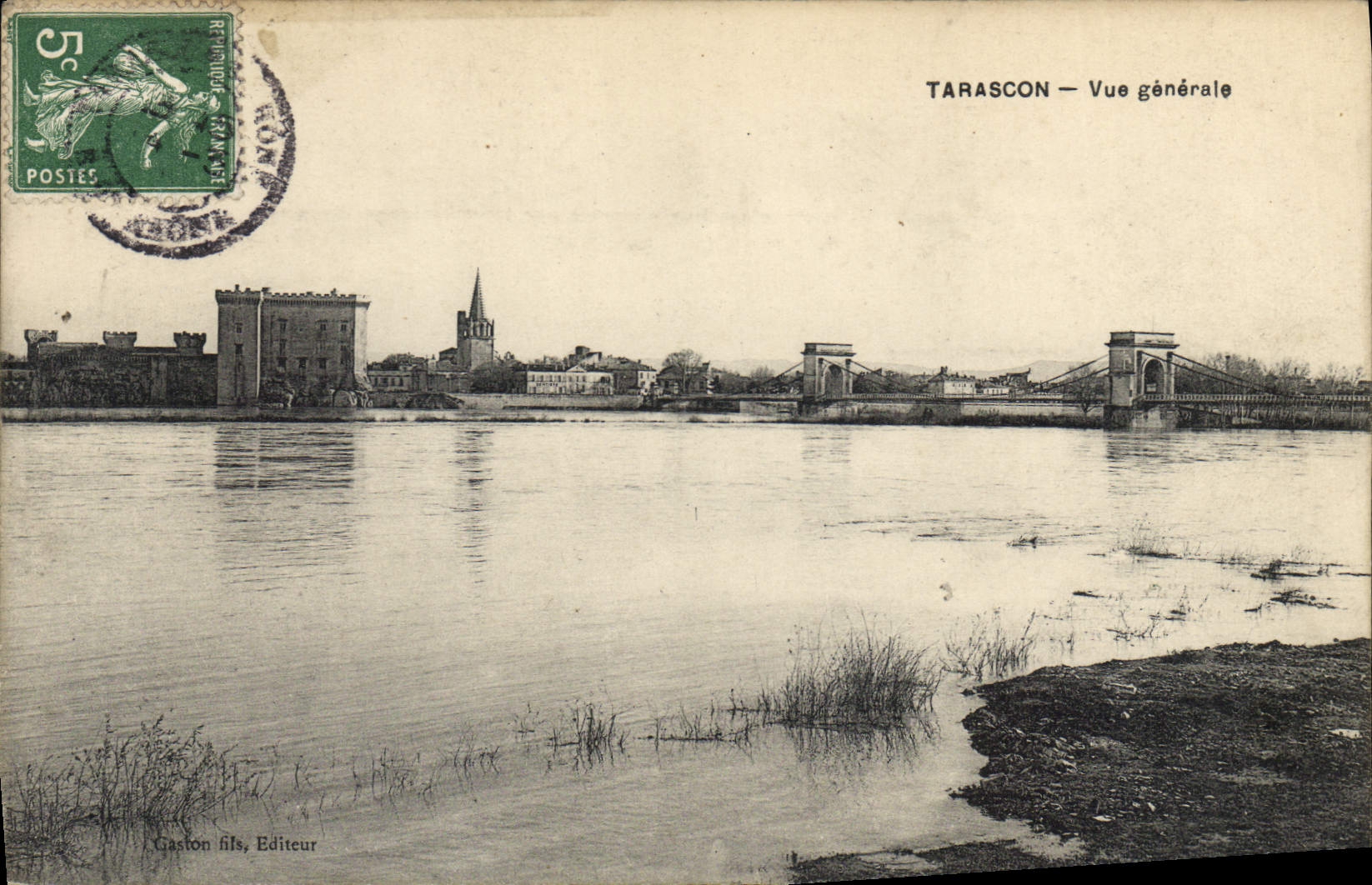 CPA Tarascon vue generale 