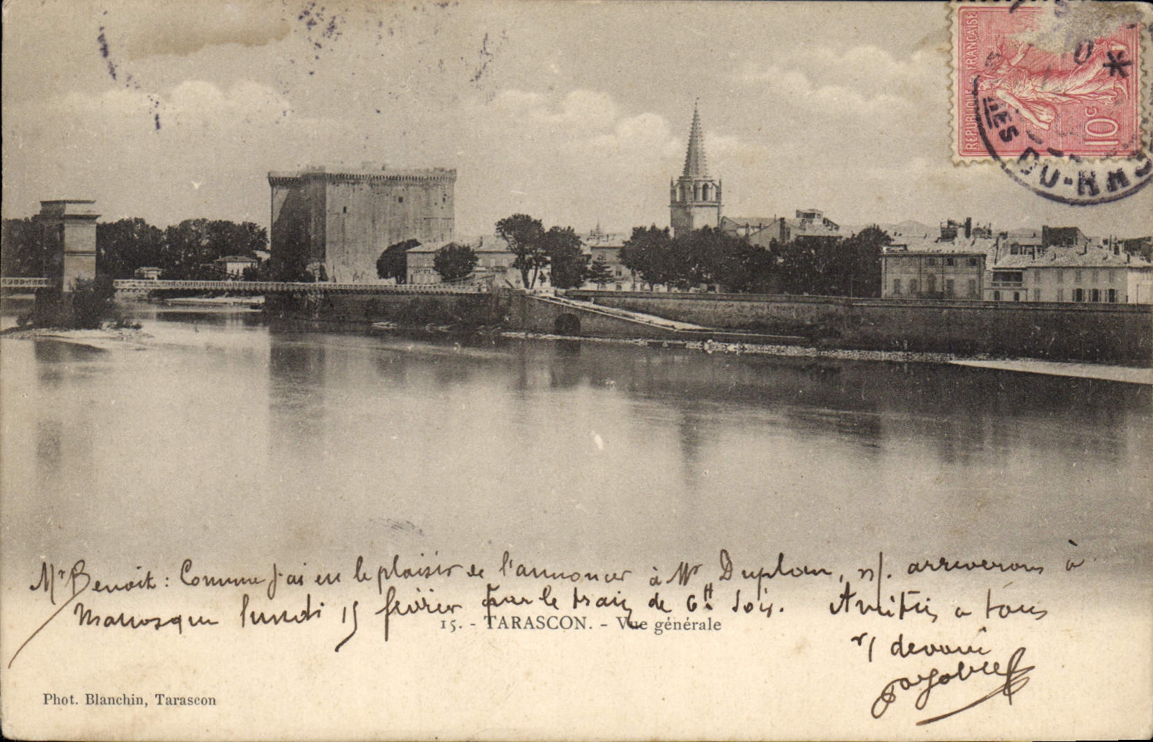 CPA Tarascon vue generale 