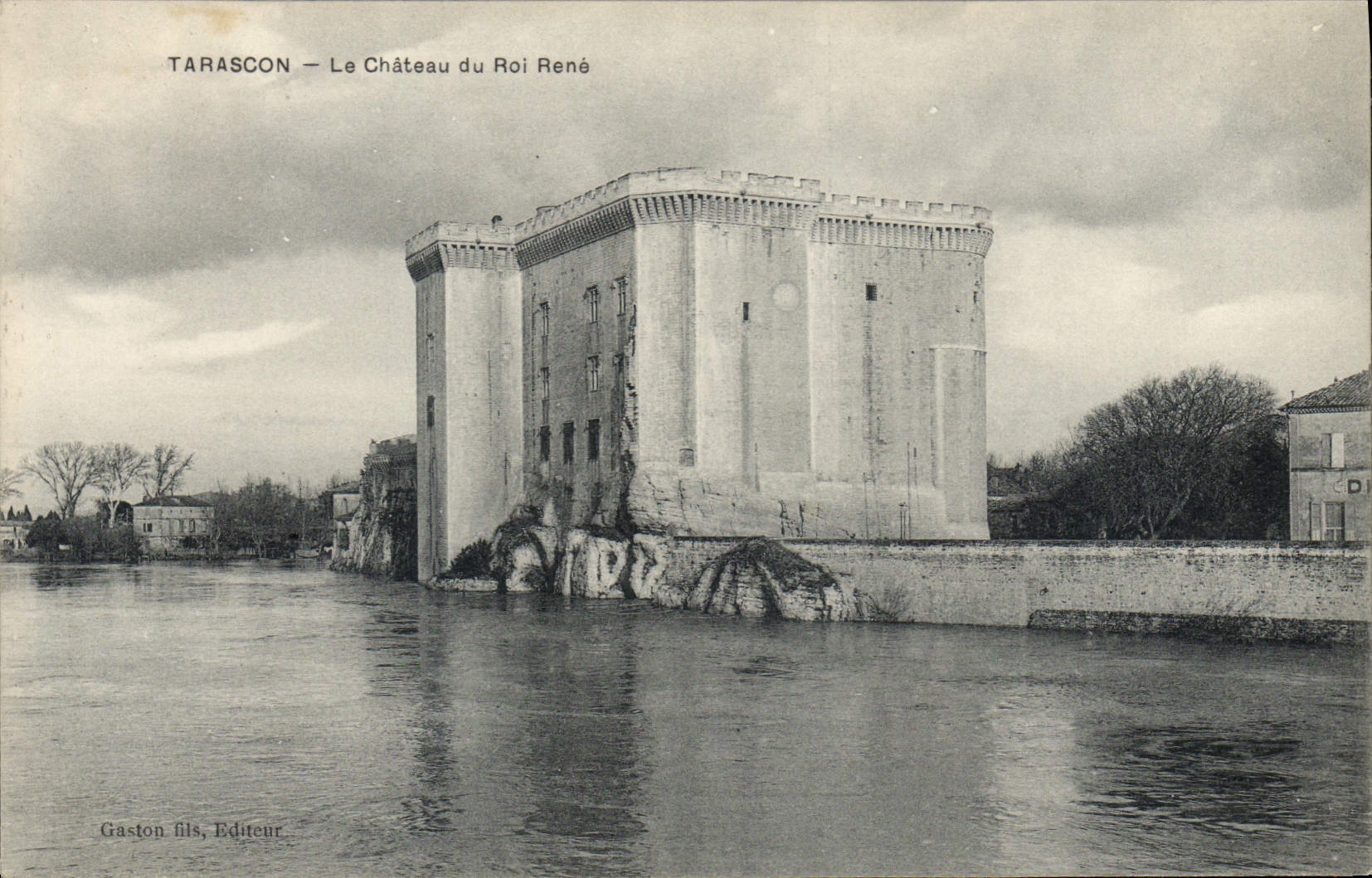CPA Tarascon le Chateau du Roi Rene 