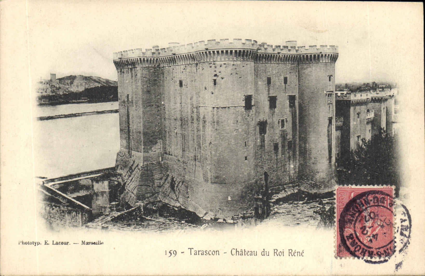 CPA Tarascon chateau du Roi Rene 