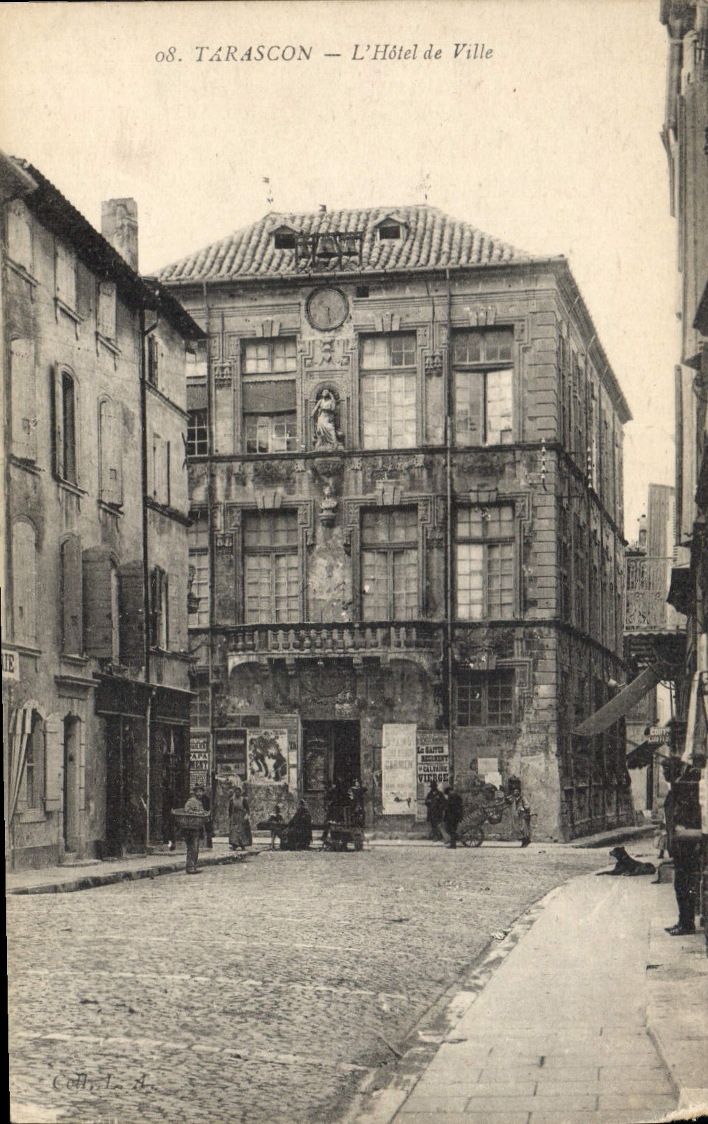 CPA Tarascon l'hotel de Ville 
